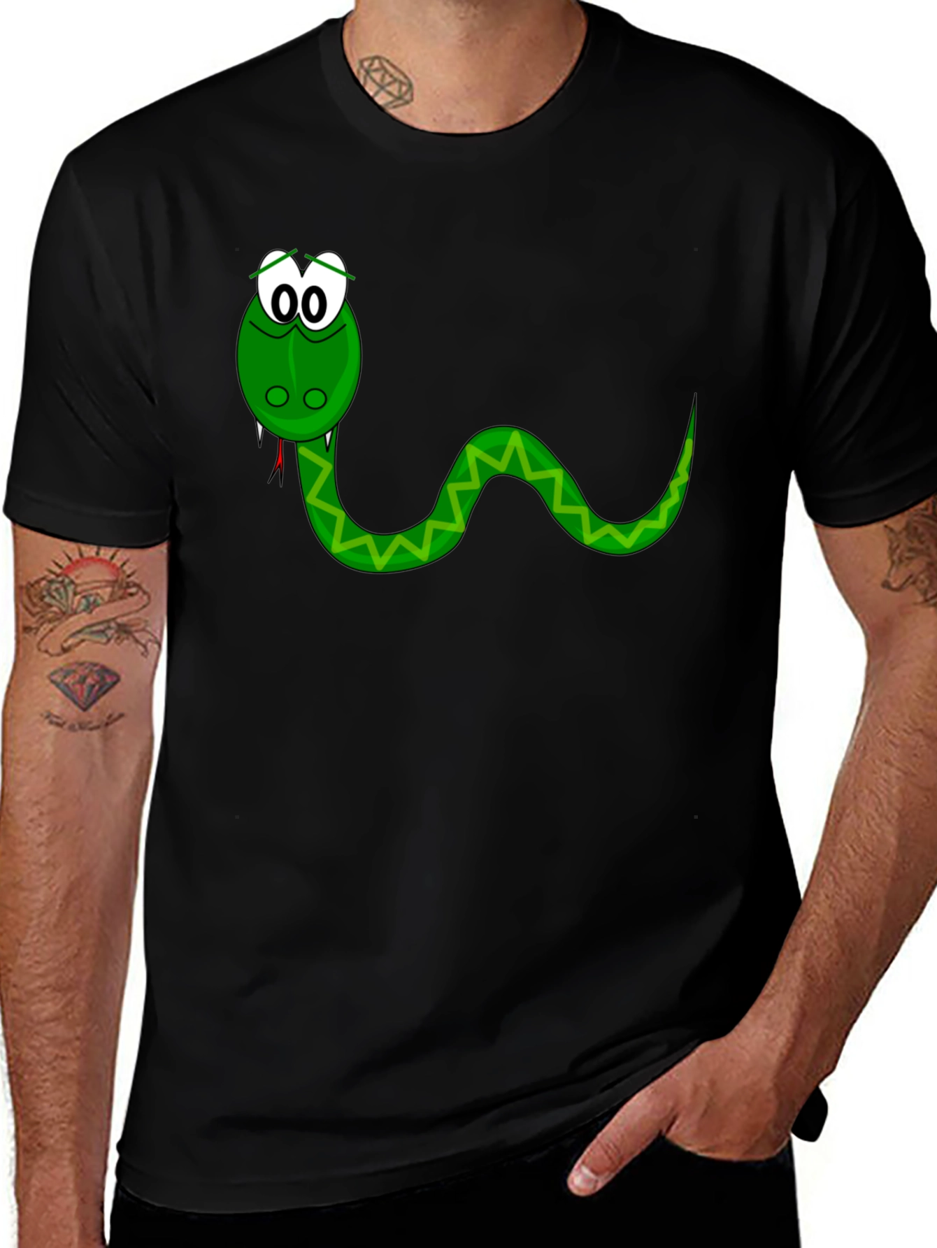 Snake Graphic Tee - Fun & Stylish