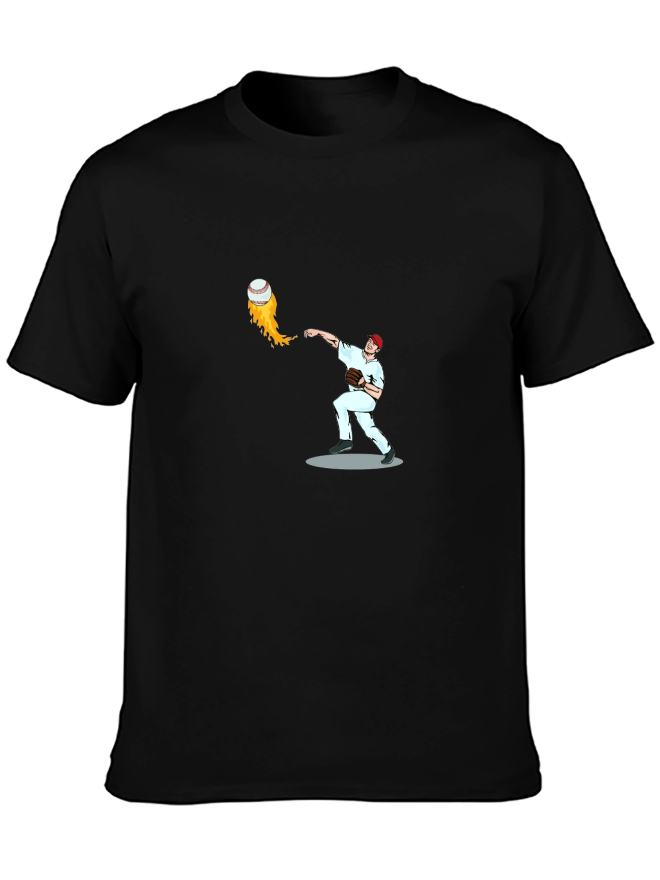 Baseball Pitcher Graphic T-Shirt