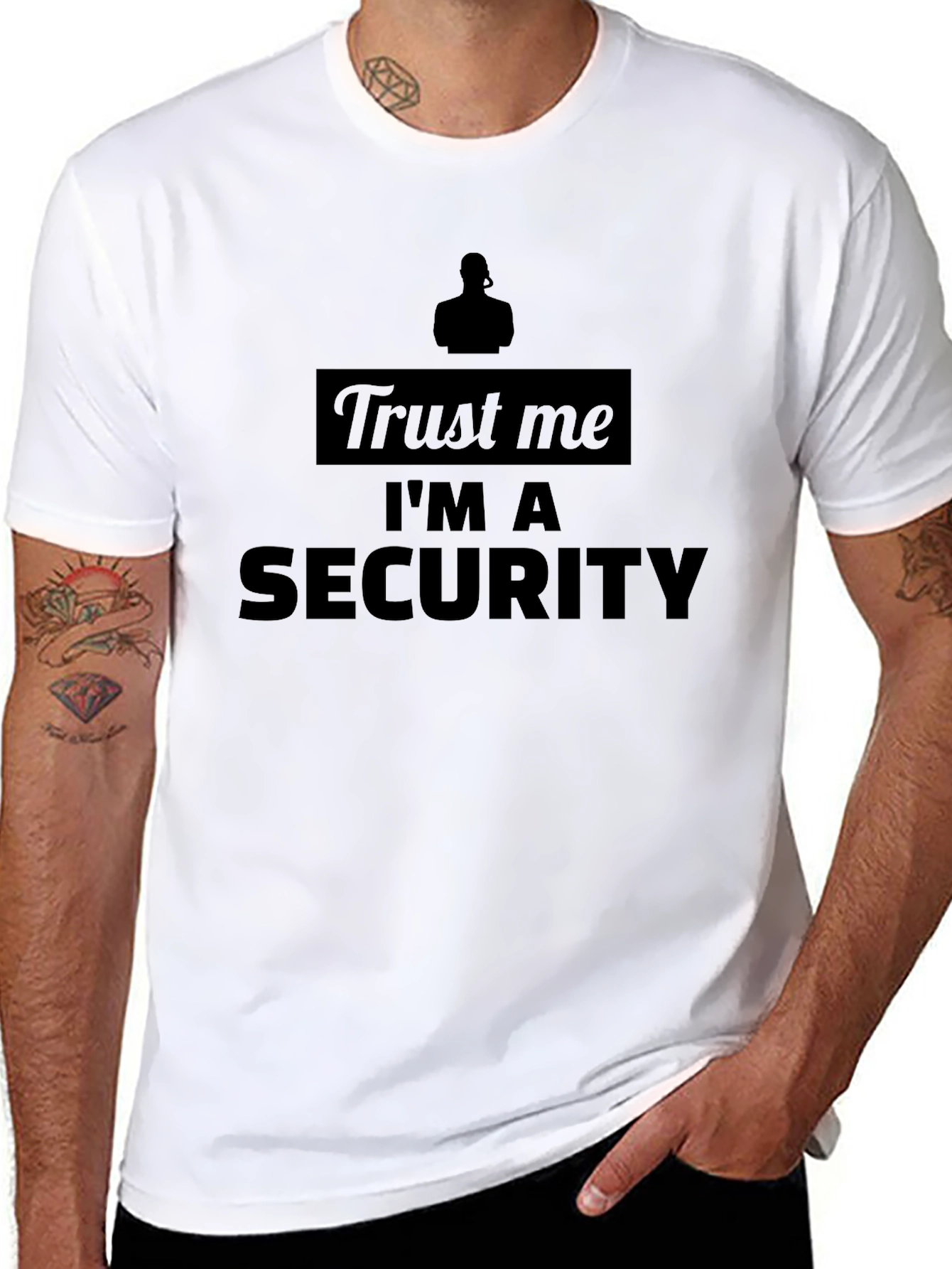 Trust Me Im Security Graphic T-Shirt