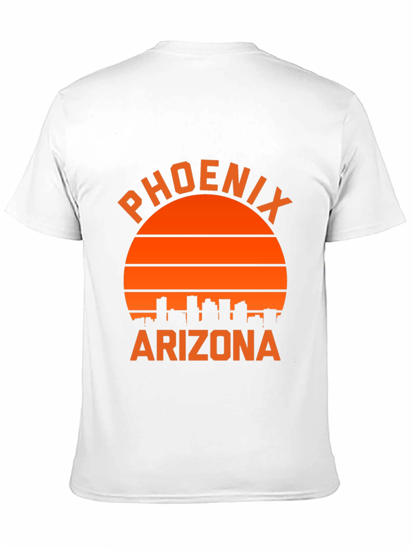 Phoenix Arizona Graphic Tee - Retro City Skyline