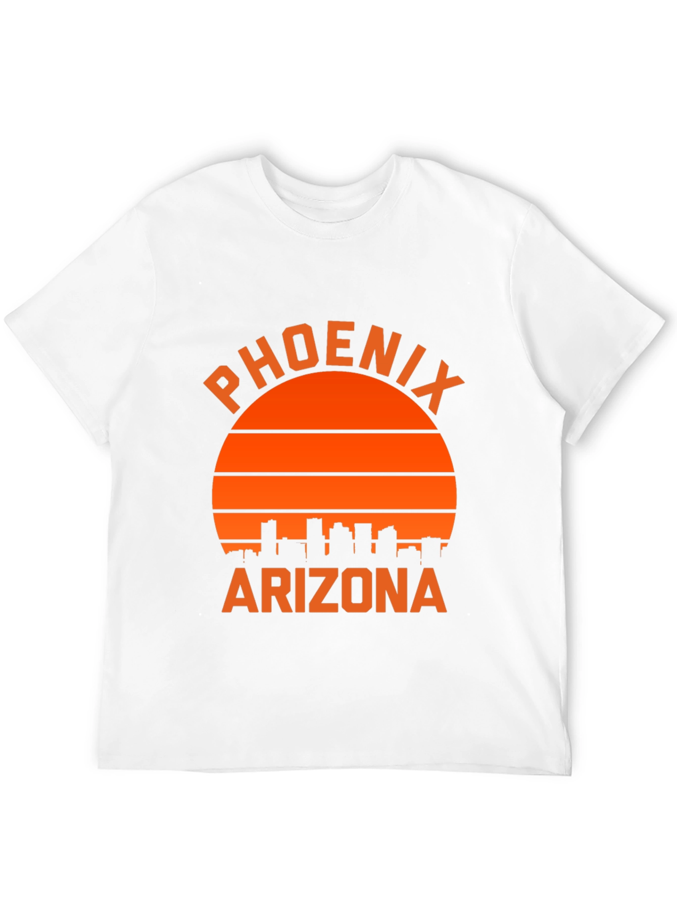 Phoenix Arizona Graphic Tee - Retro City Skyline