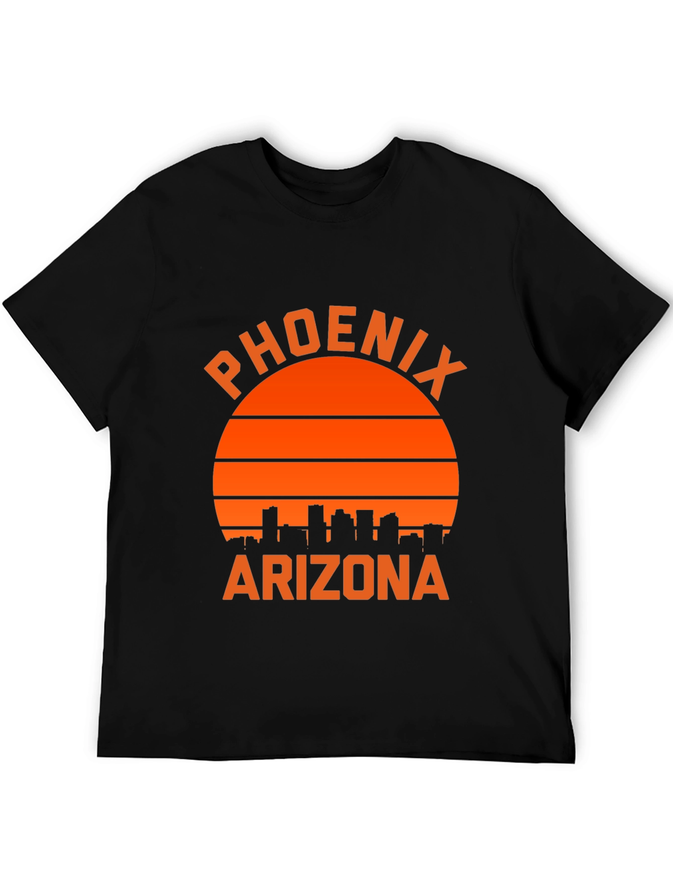 Phoenix Arizona Graphic Tee - Retro City Skyline