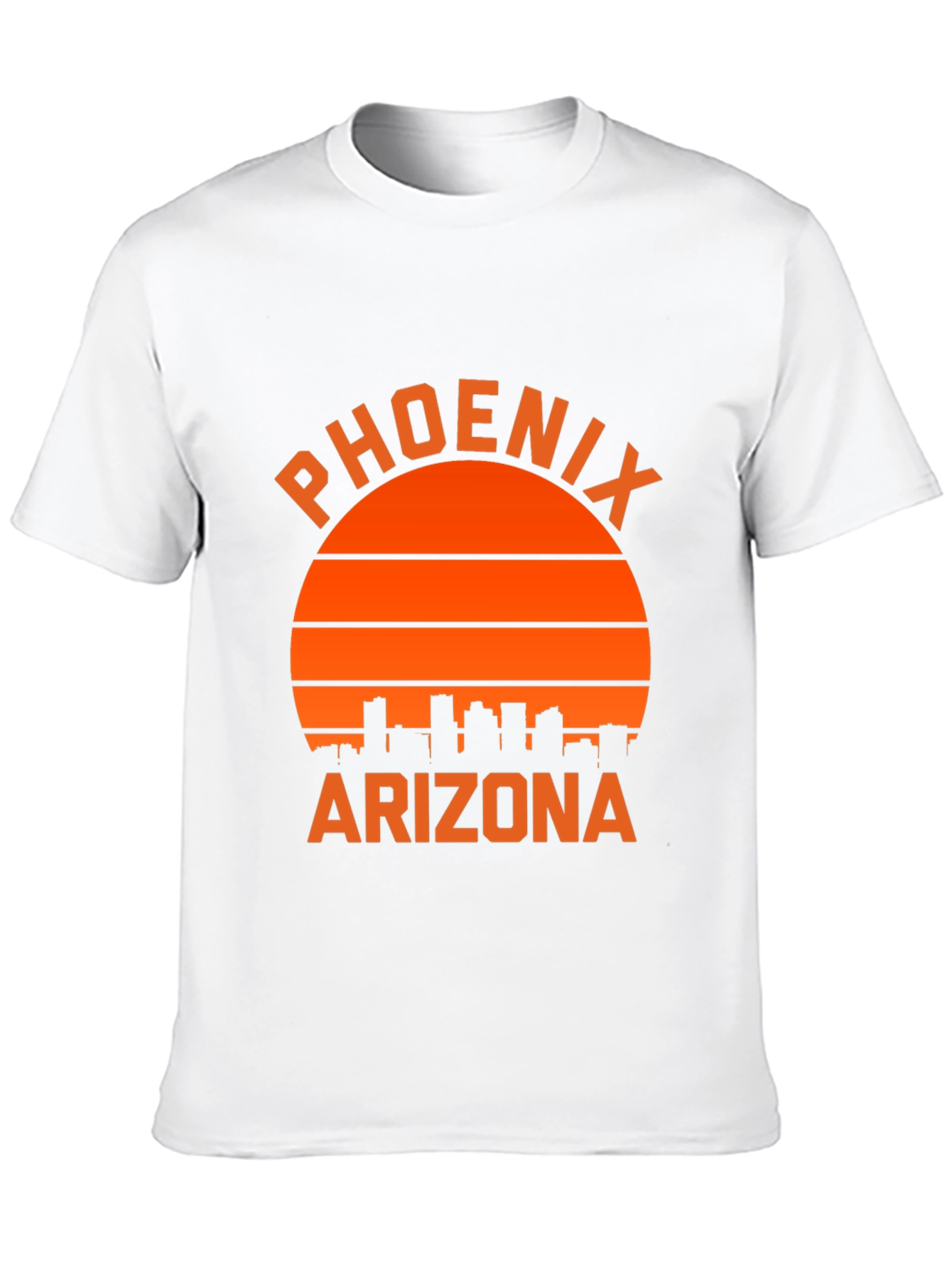 Phoenix Arizona Graphic Tee - Retro City Skyline