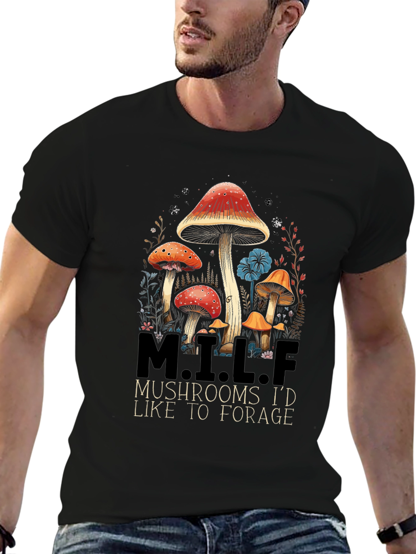 M.I.L.F. Mushrooms T-Shirt