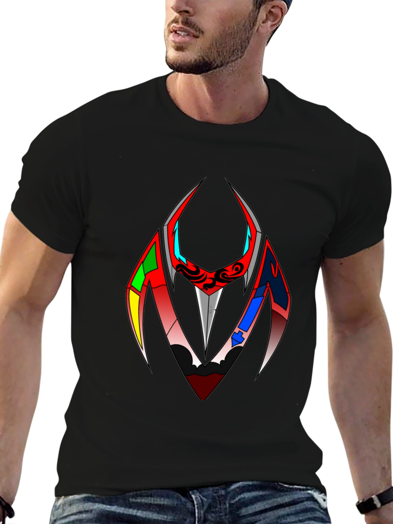 Graphic Print Crew Neck T-Shirt