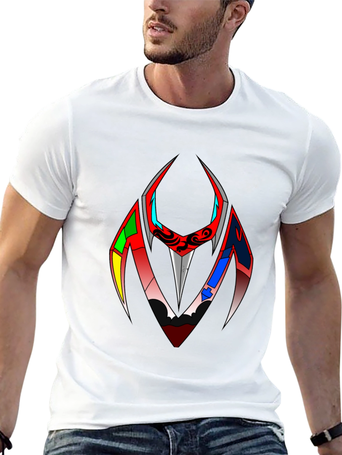 Graphic Print Crew Neck T-Shirt