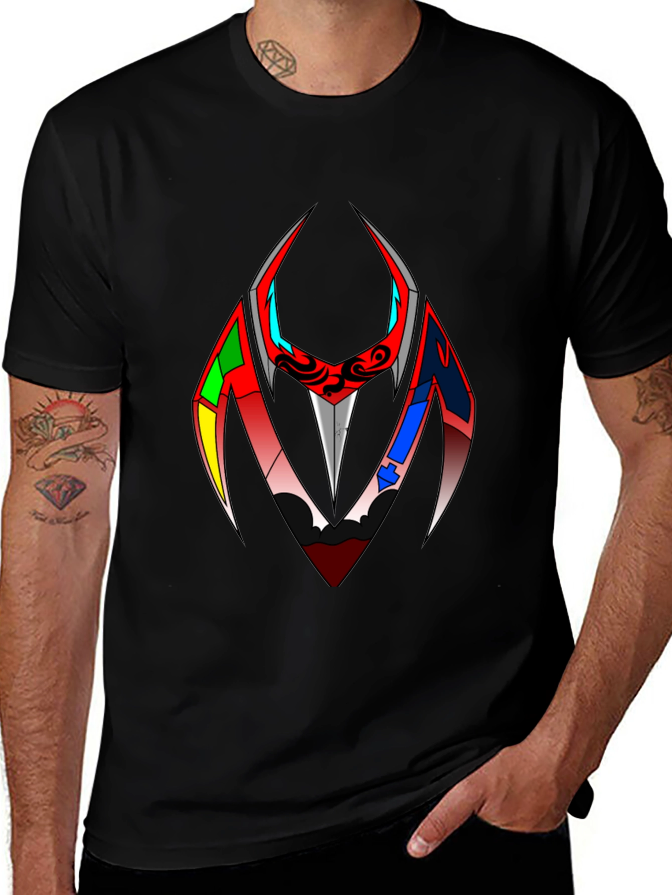 Graphic Print Crew Neck T-Shirt