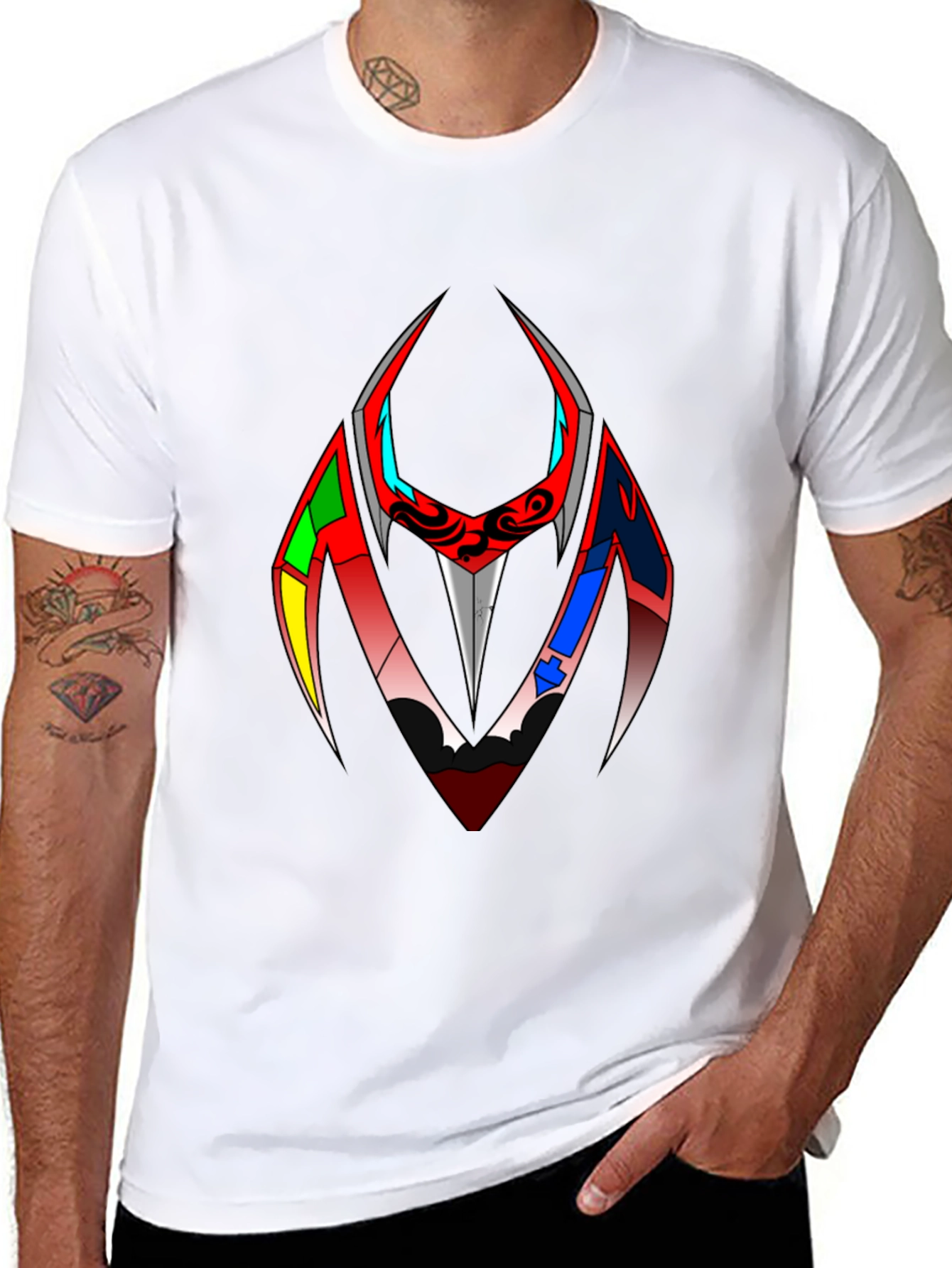 Graphic Print Crew Neck T-Shirt