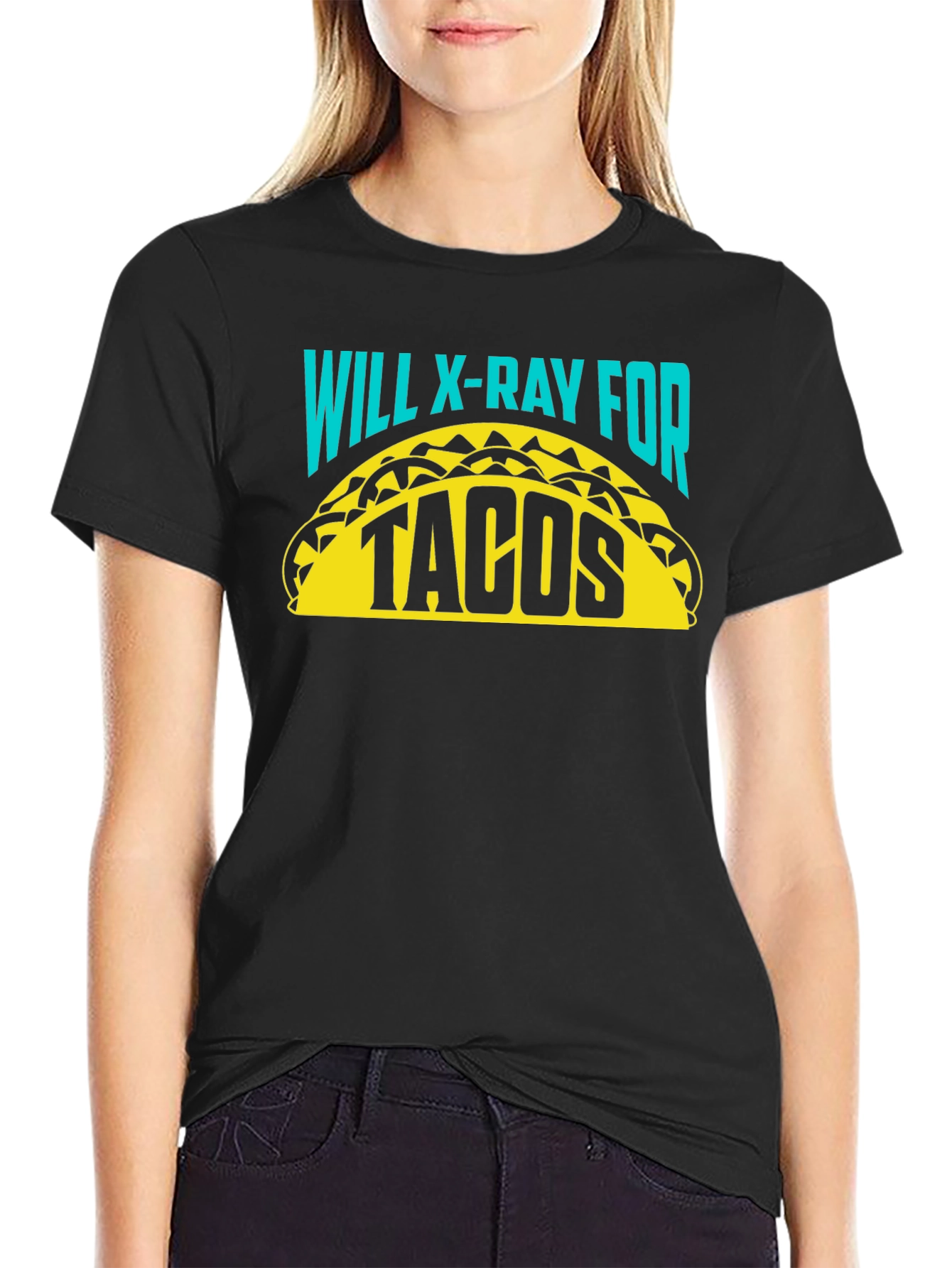 Will X-Ray for Tacos Funny Radiologist Graphic T-Shirt