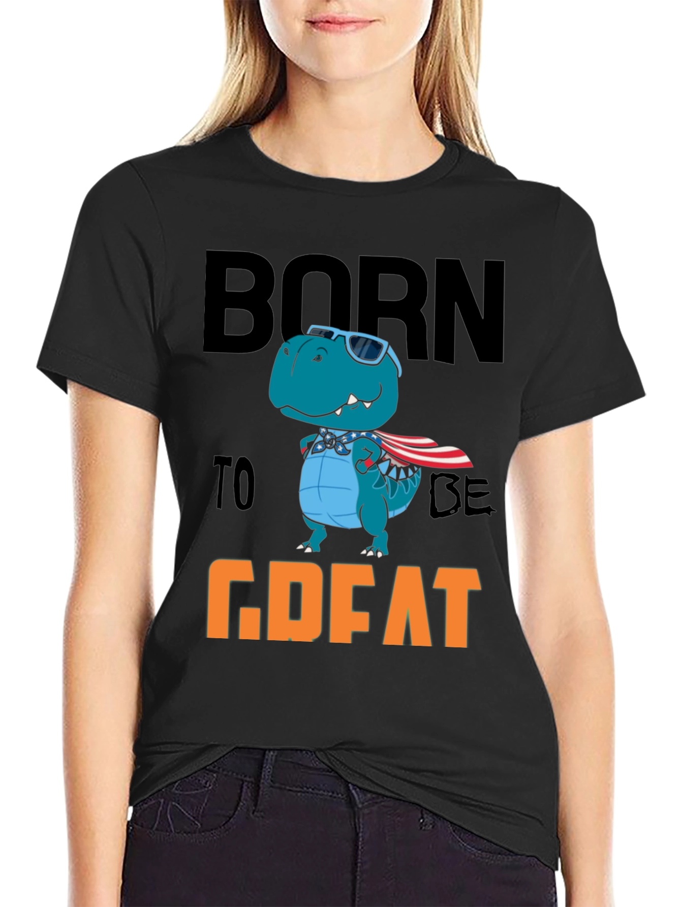 Born To Be Great Dino T-Shirt