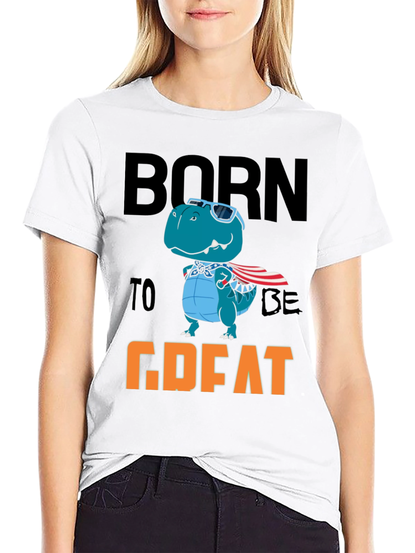 Born To Be Great Dino T-Shirt