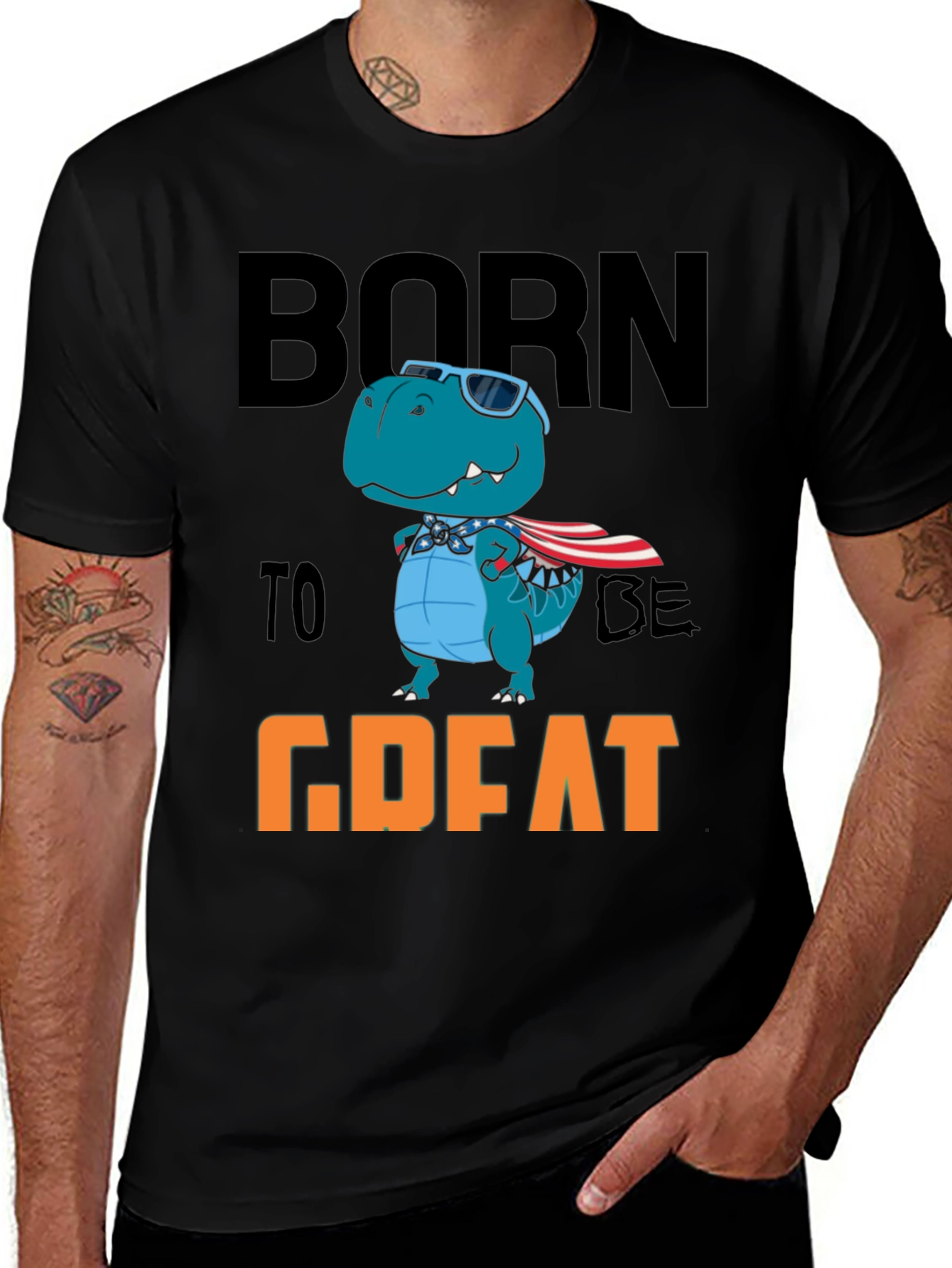 Born To Be Great Dino T-Shirt