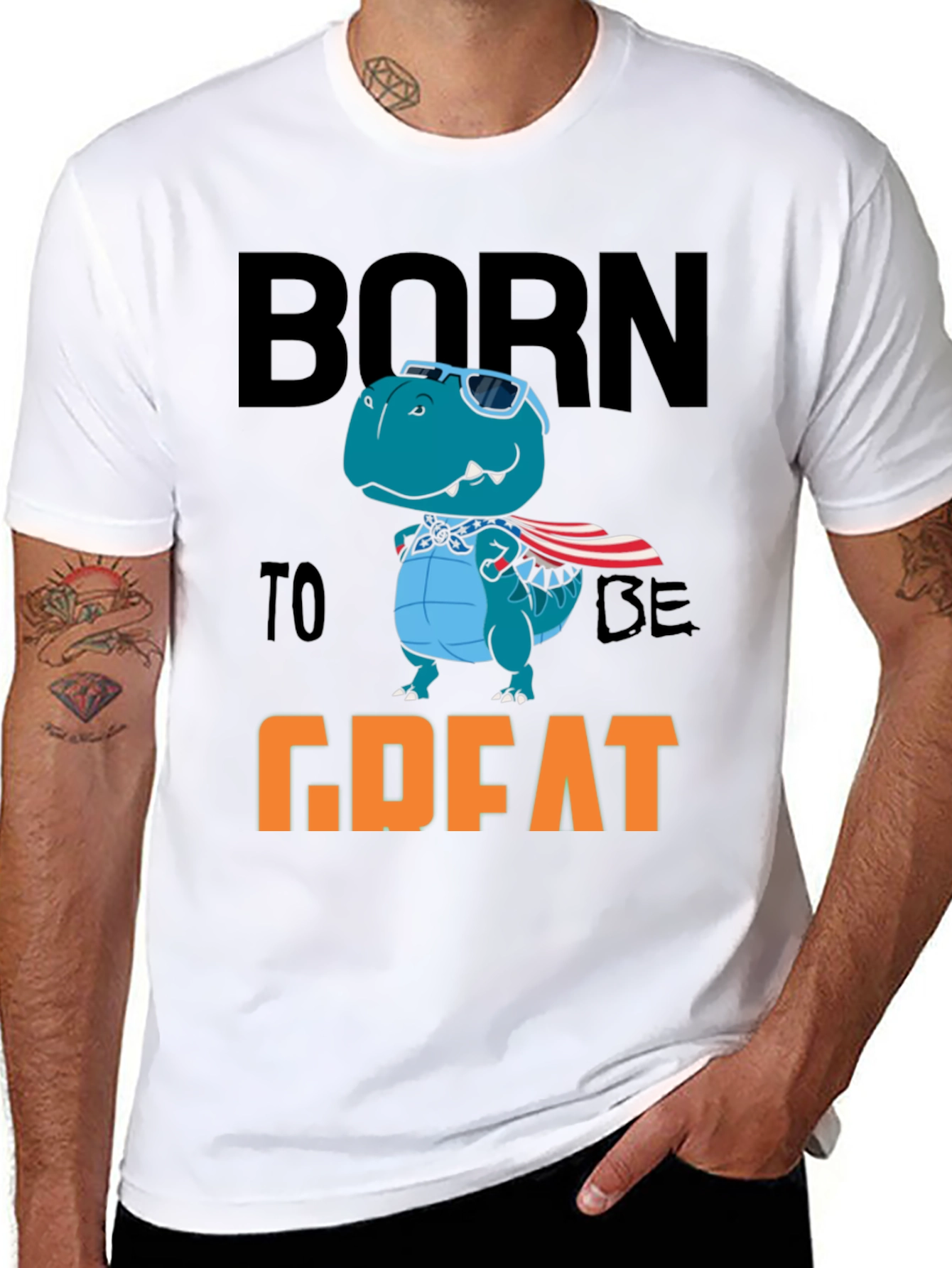 Born To Be Great Dino T-Shirt