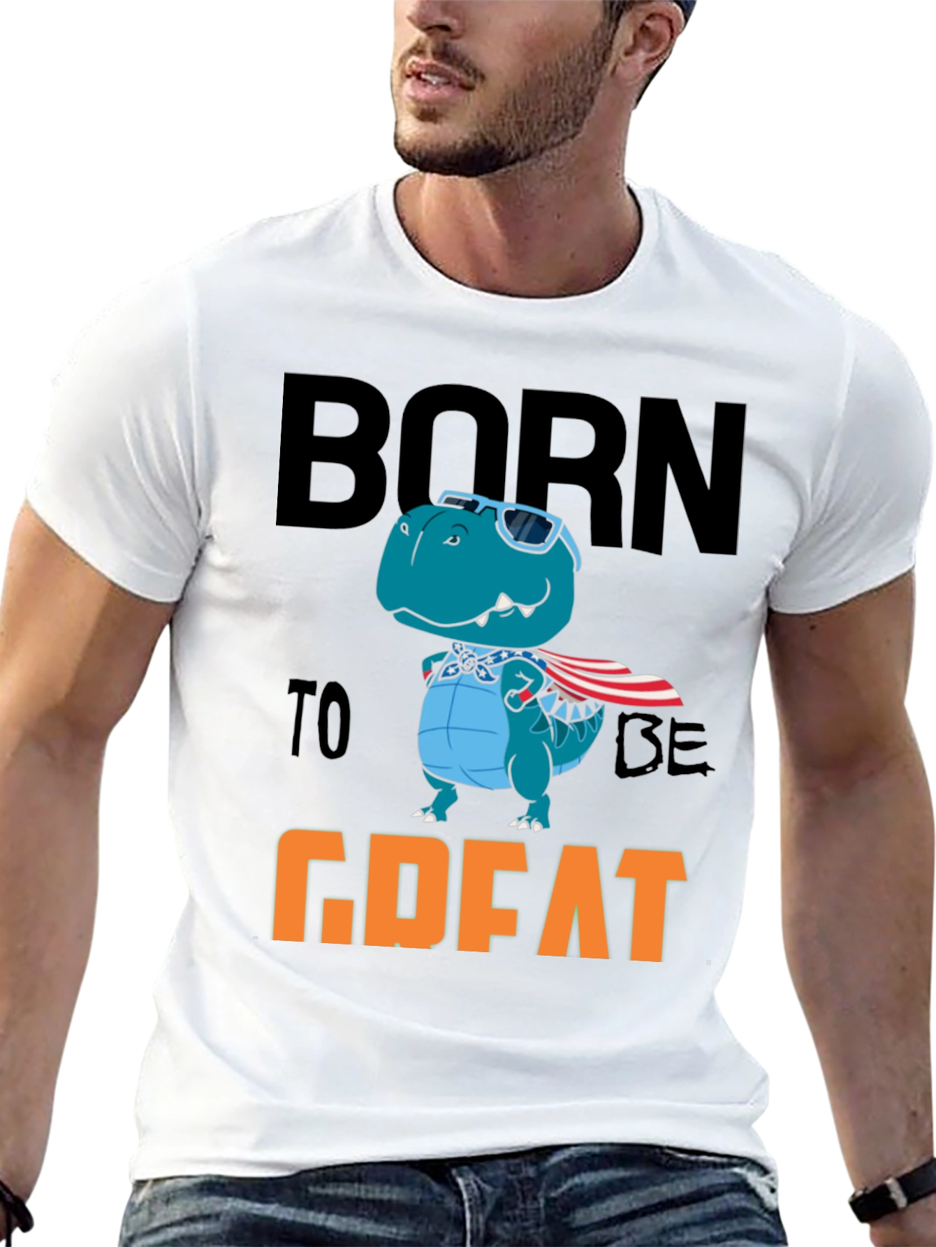 Born To Be Great Dino T-Shirt