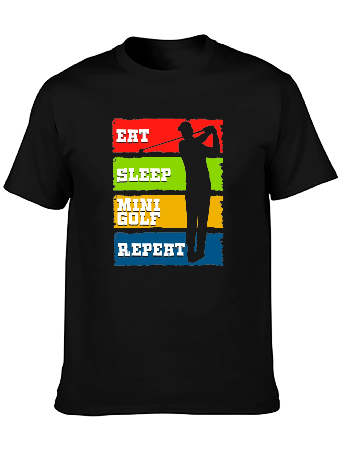 Eat Sleep Mini Golf Repeat T-Shirt