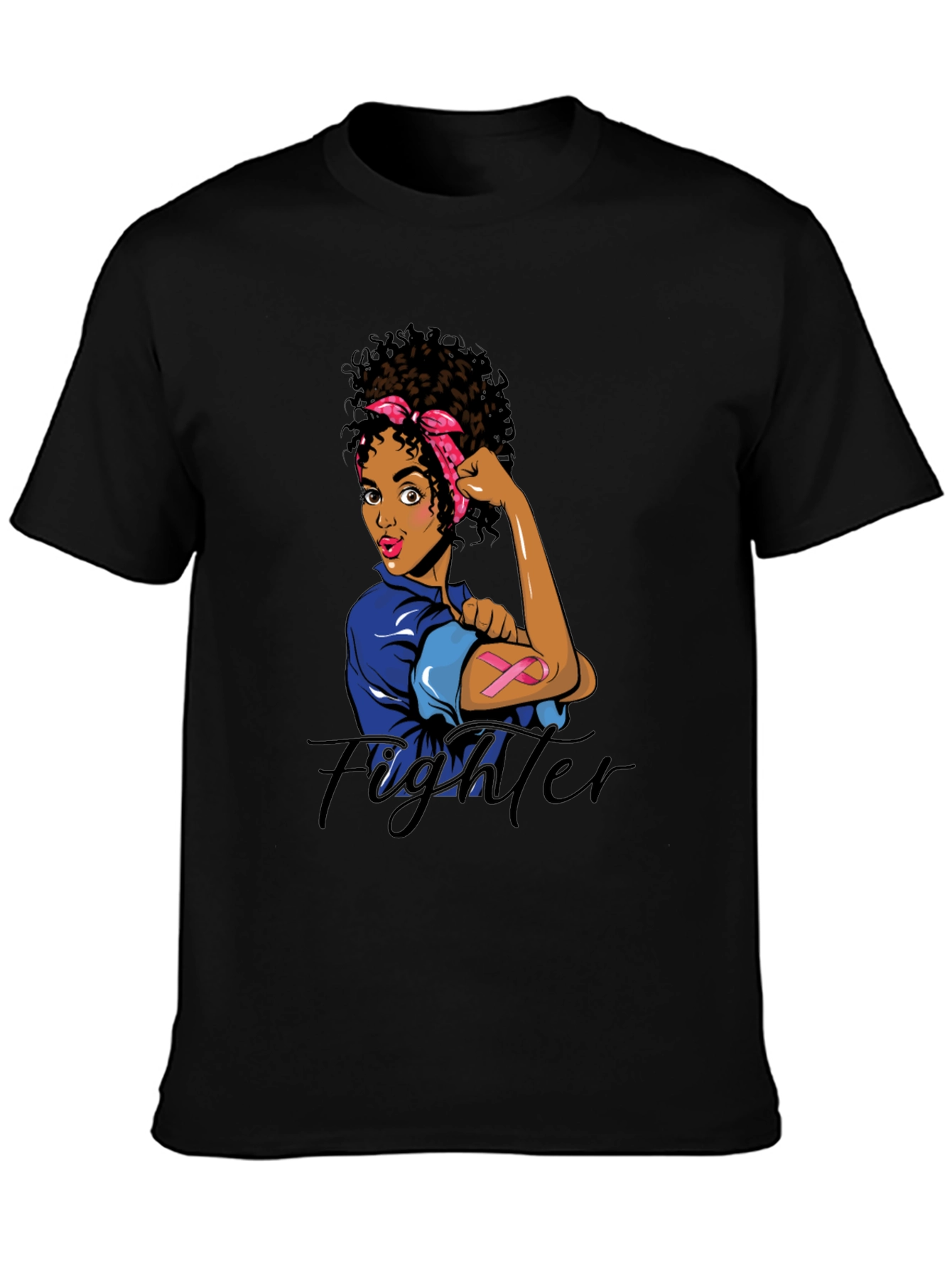 Fighter T-Shirt - Breast Cancer Awareness