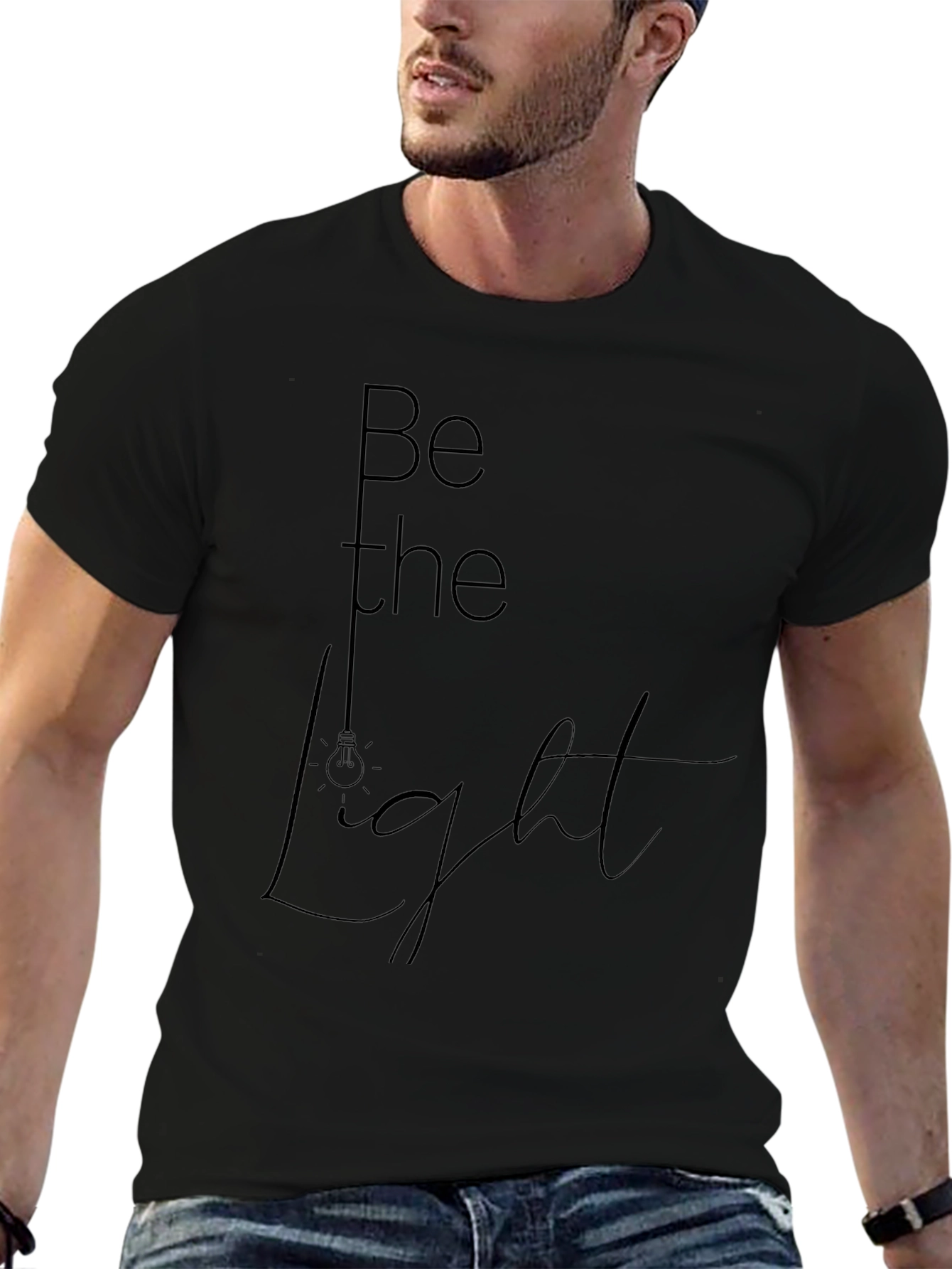 Be The Light Stylish Graphic Tee