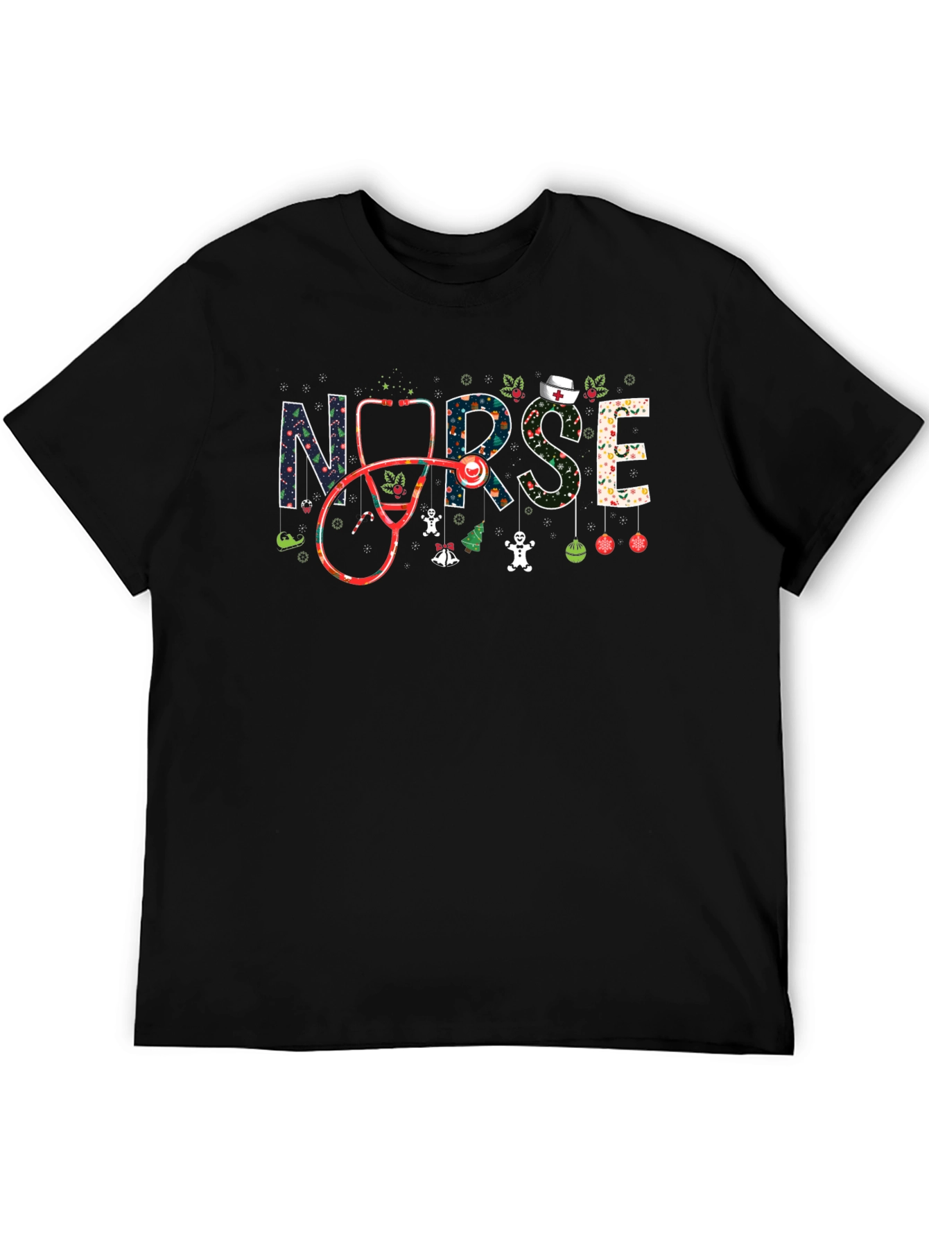 Festive Nurse Christmas T-Shirt