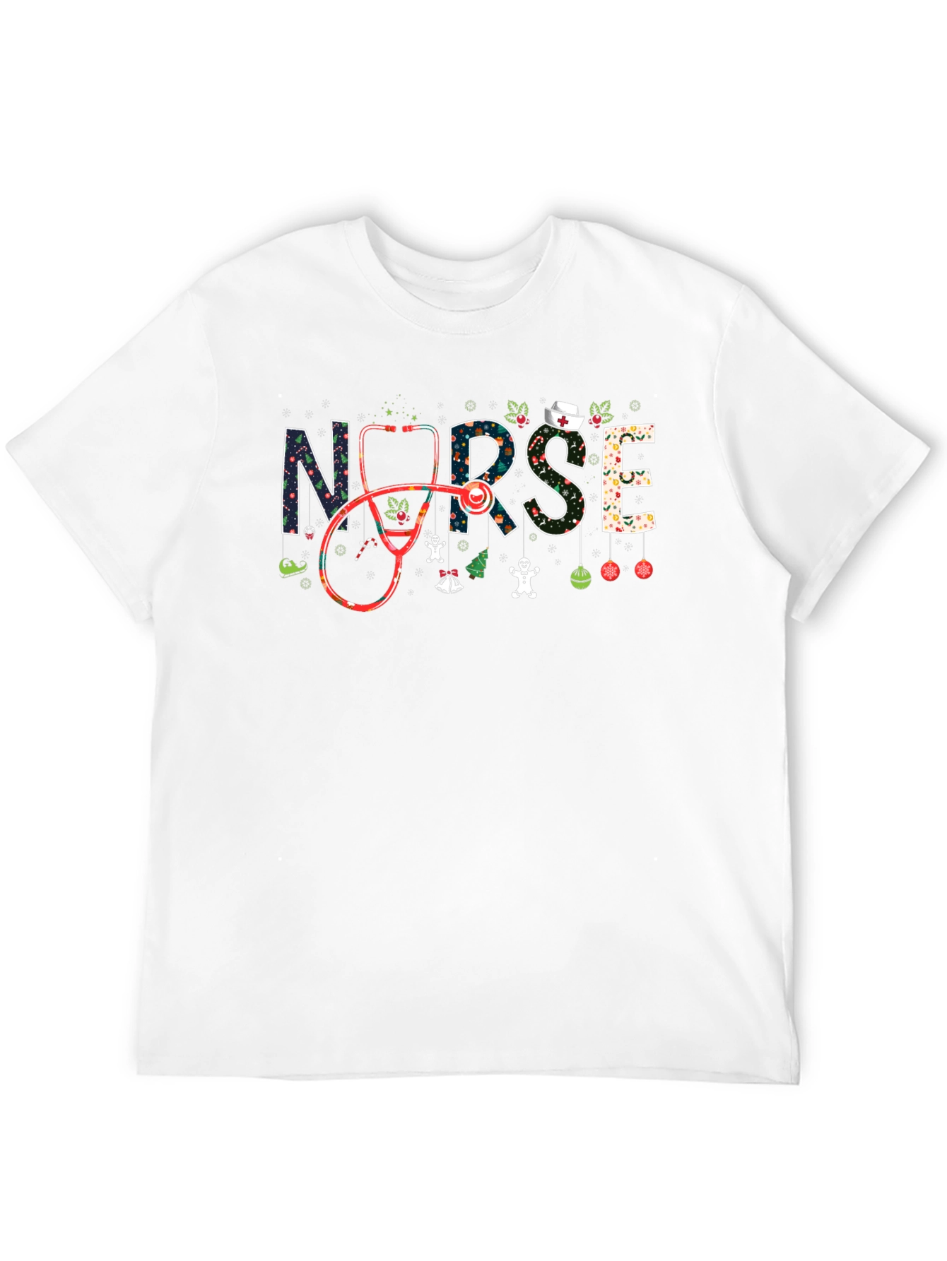 Festive Nurse Christmas T-Shirt