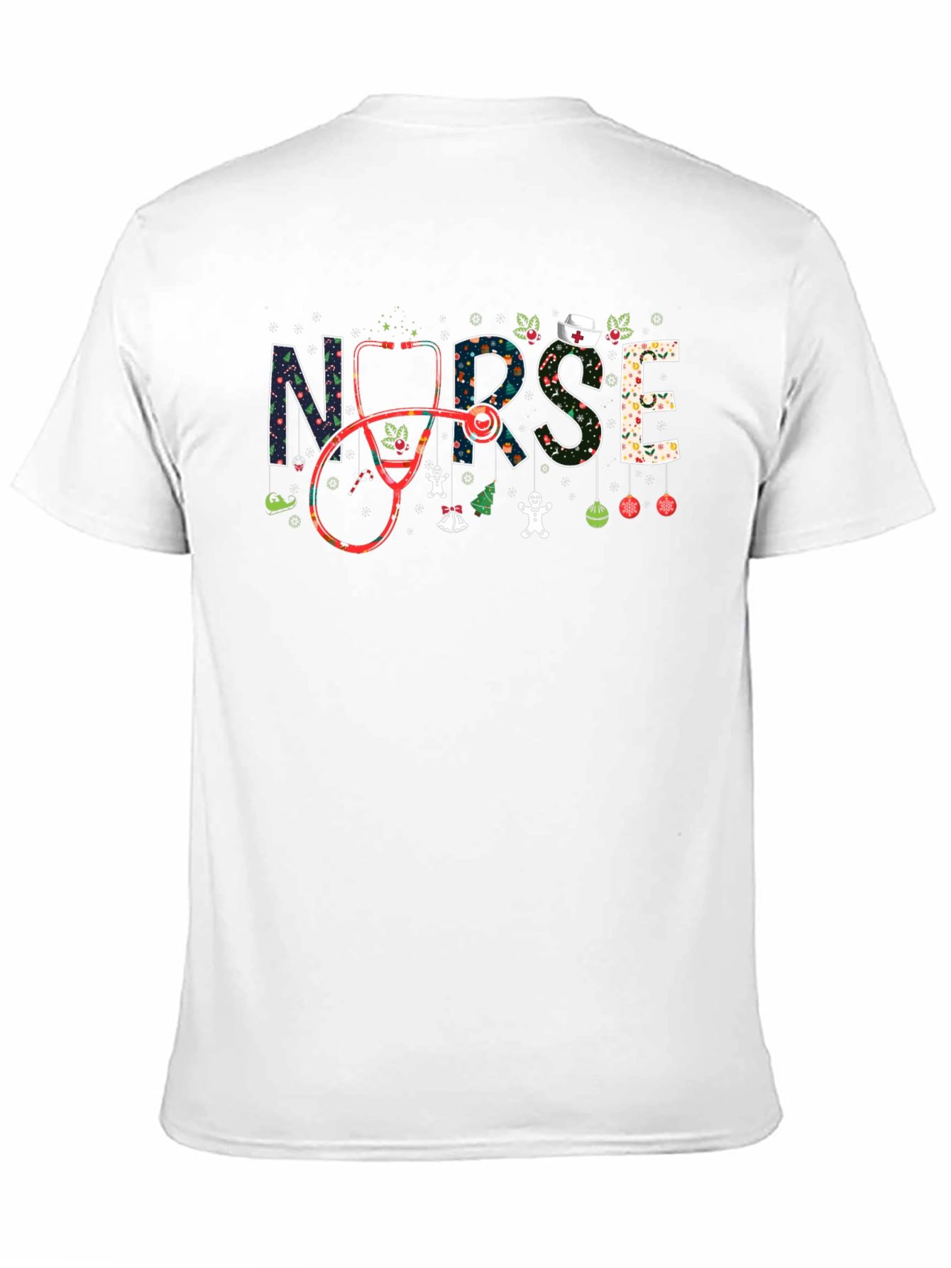 Festive Nurse Christmas T-Shirt