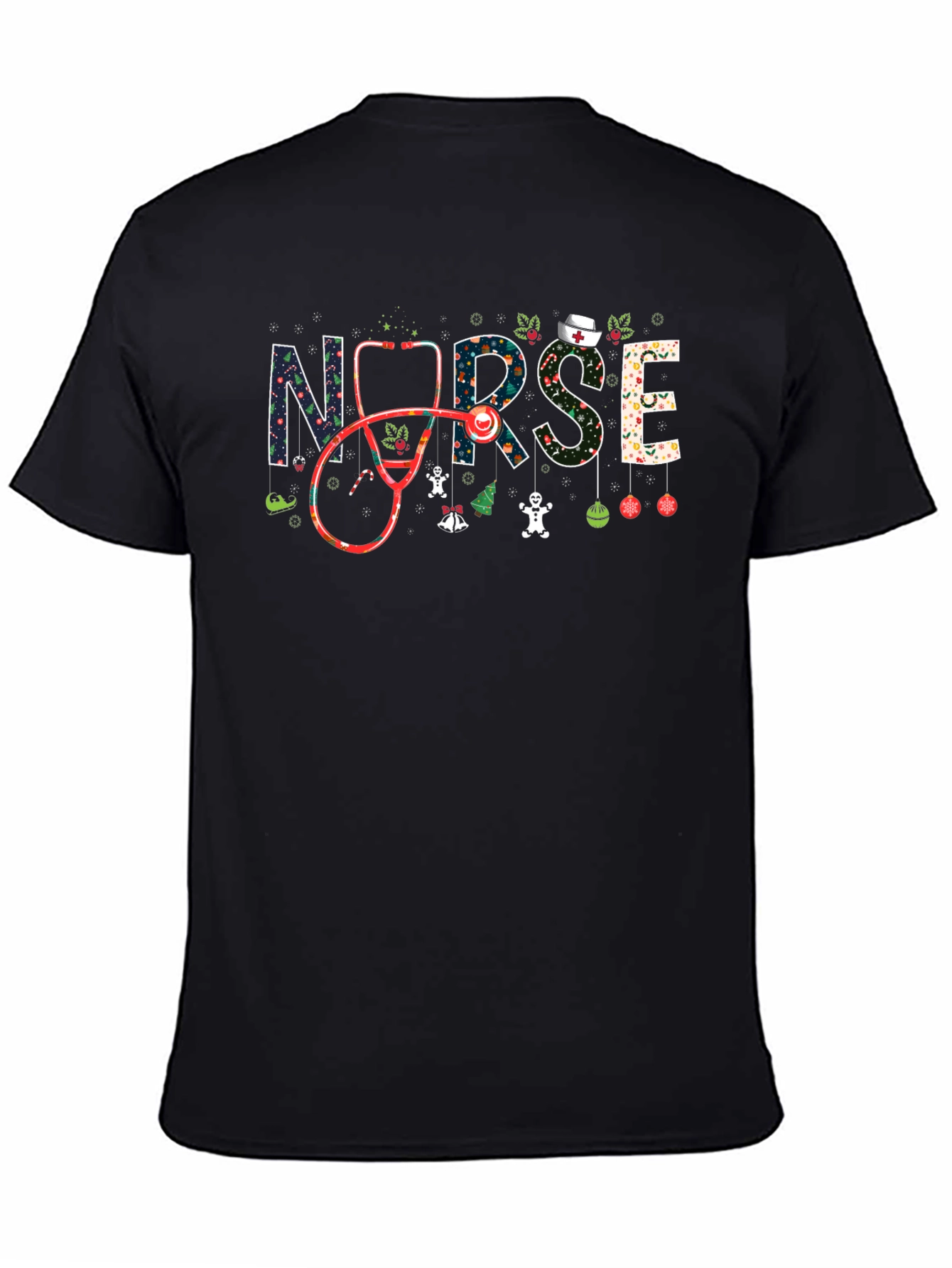 Festive Nurse Christmas T-Shirt