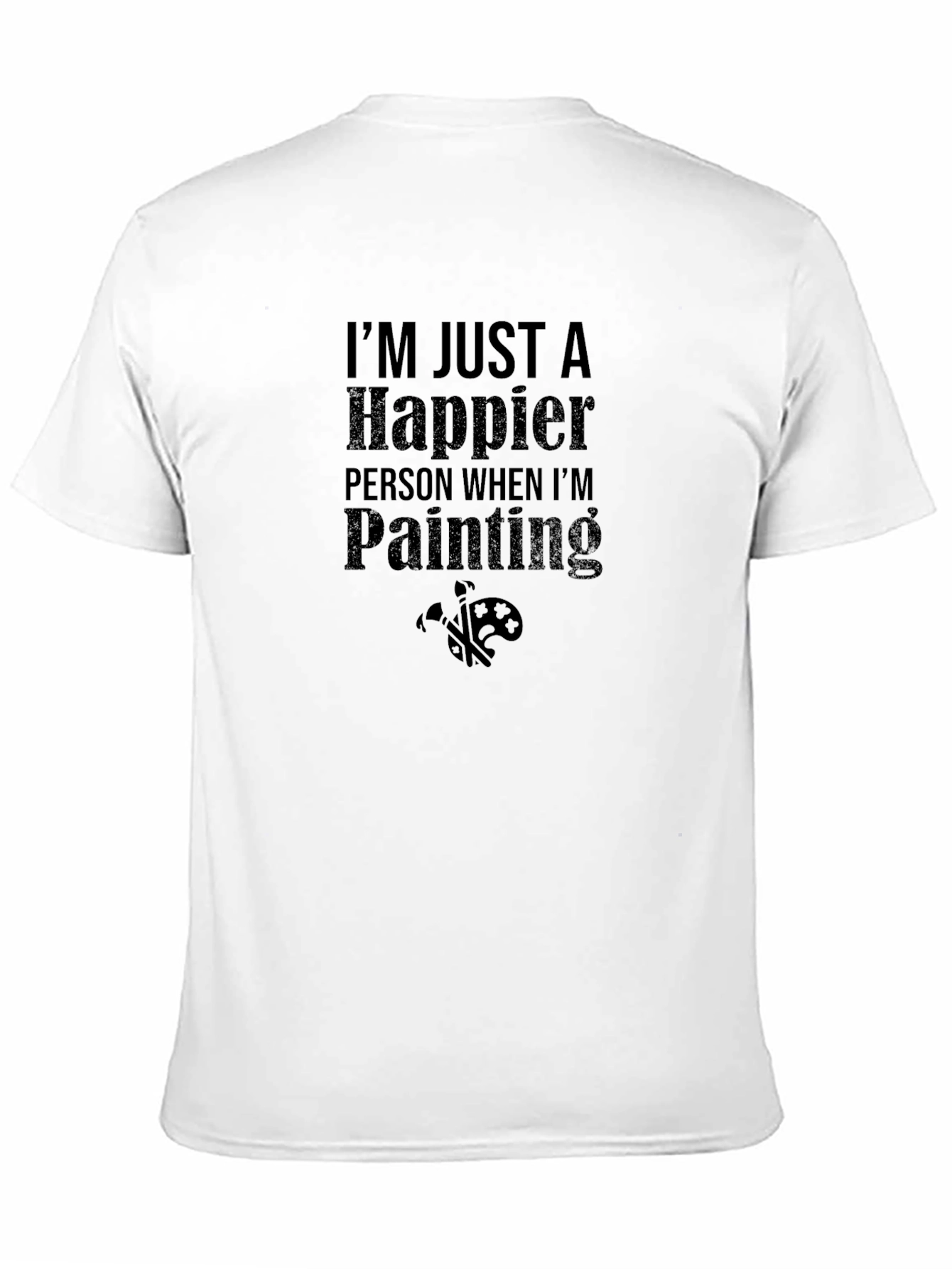 Happier When Painting Graphic T-Shirt
