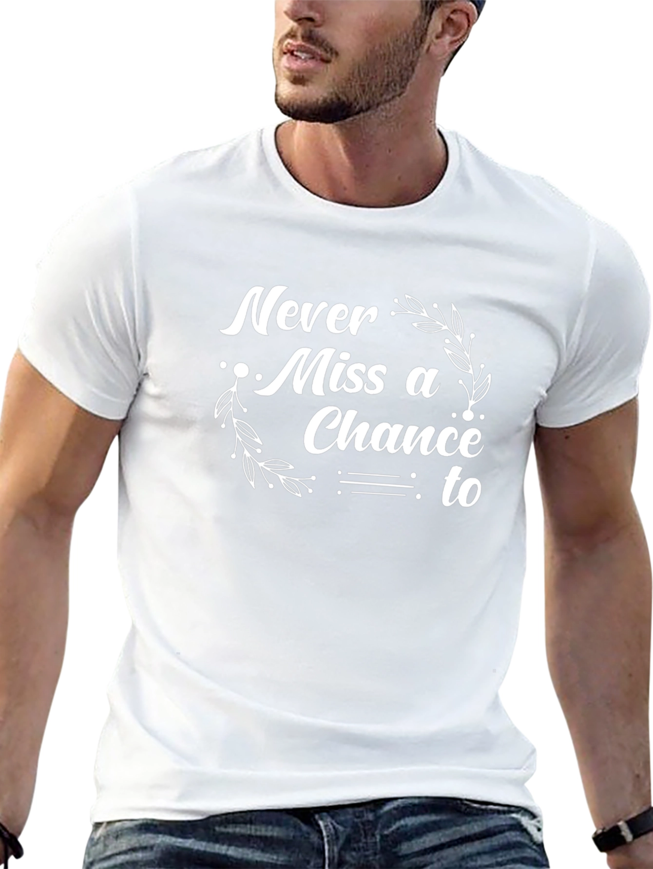 Never Miss a Chance Black T-Shirt