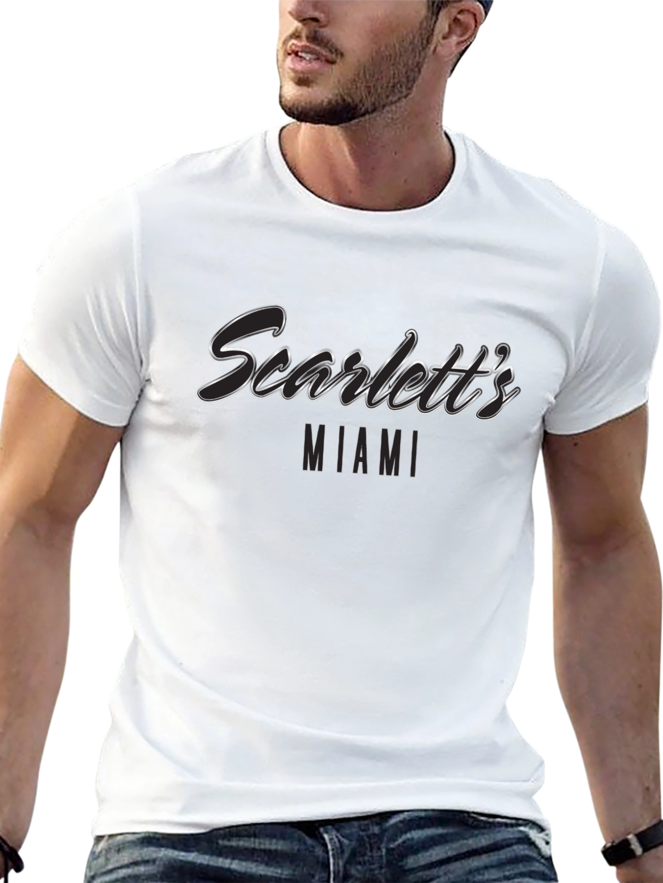 Scarletts Miami T-Shirt - Black
