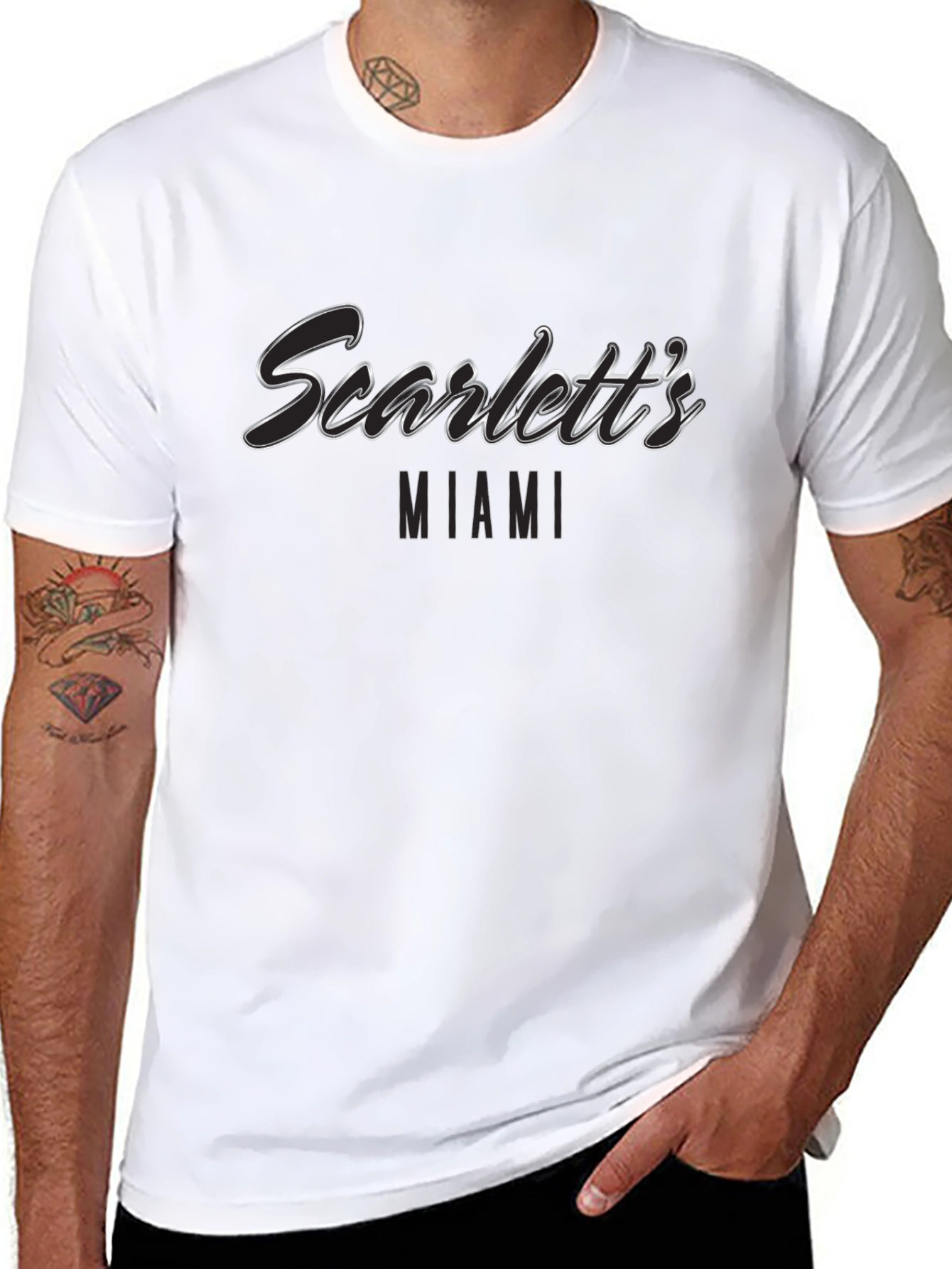 Scarletts Miami T-Shirt - Black