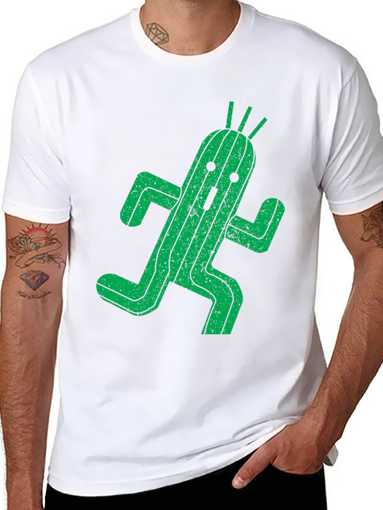 Cactuar T-Shirt - Green Cactus Graphic Tee