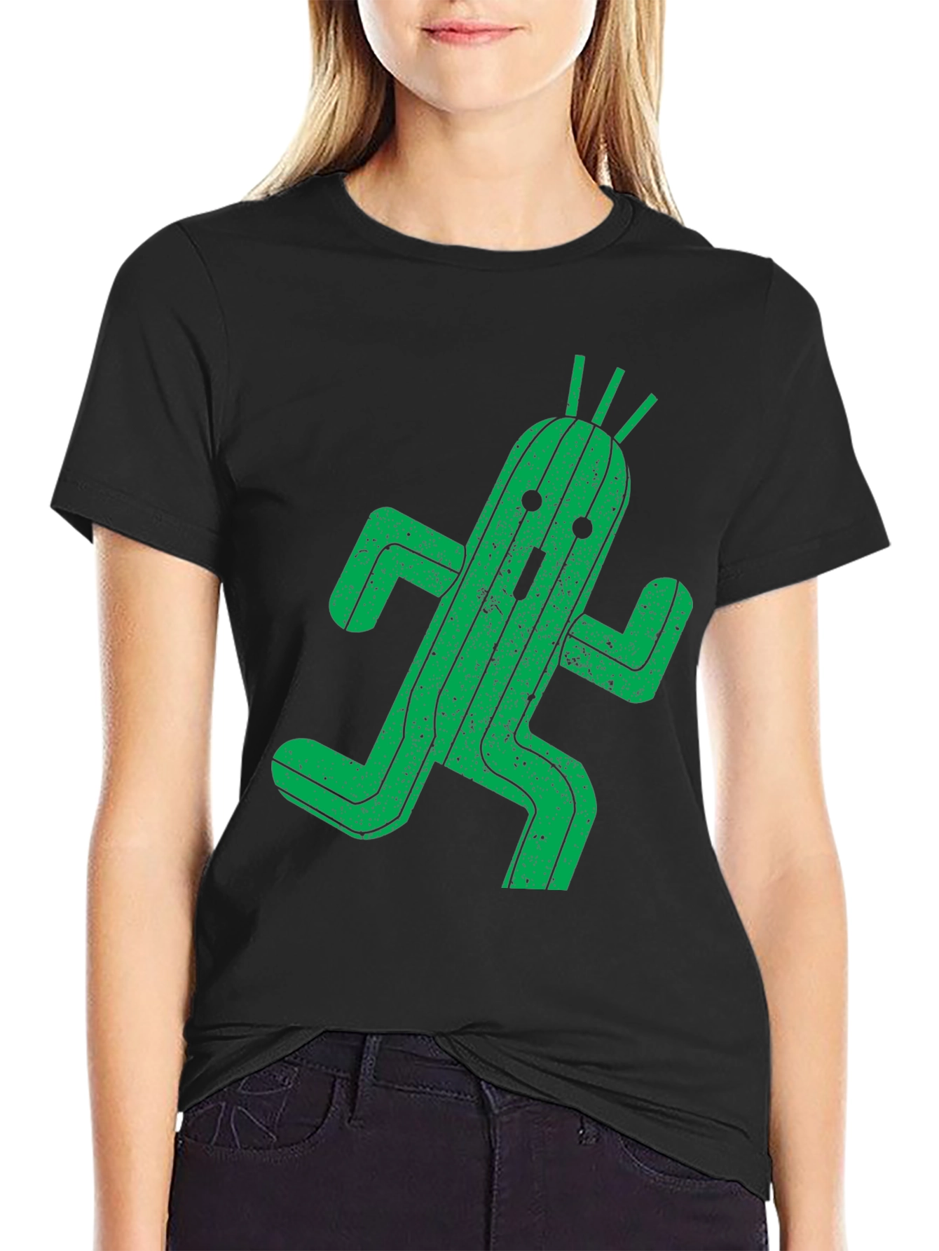 Cactuar T-Shirt - Green Cactus Graphic Tee