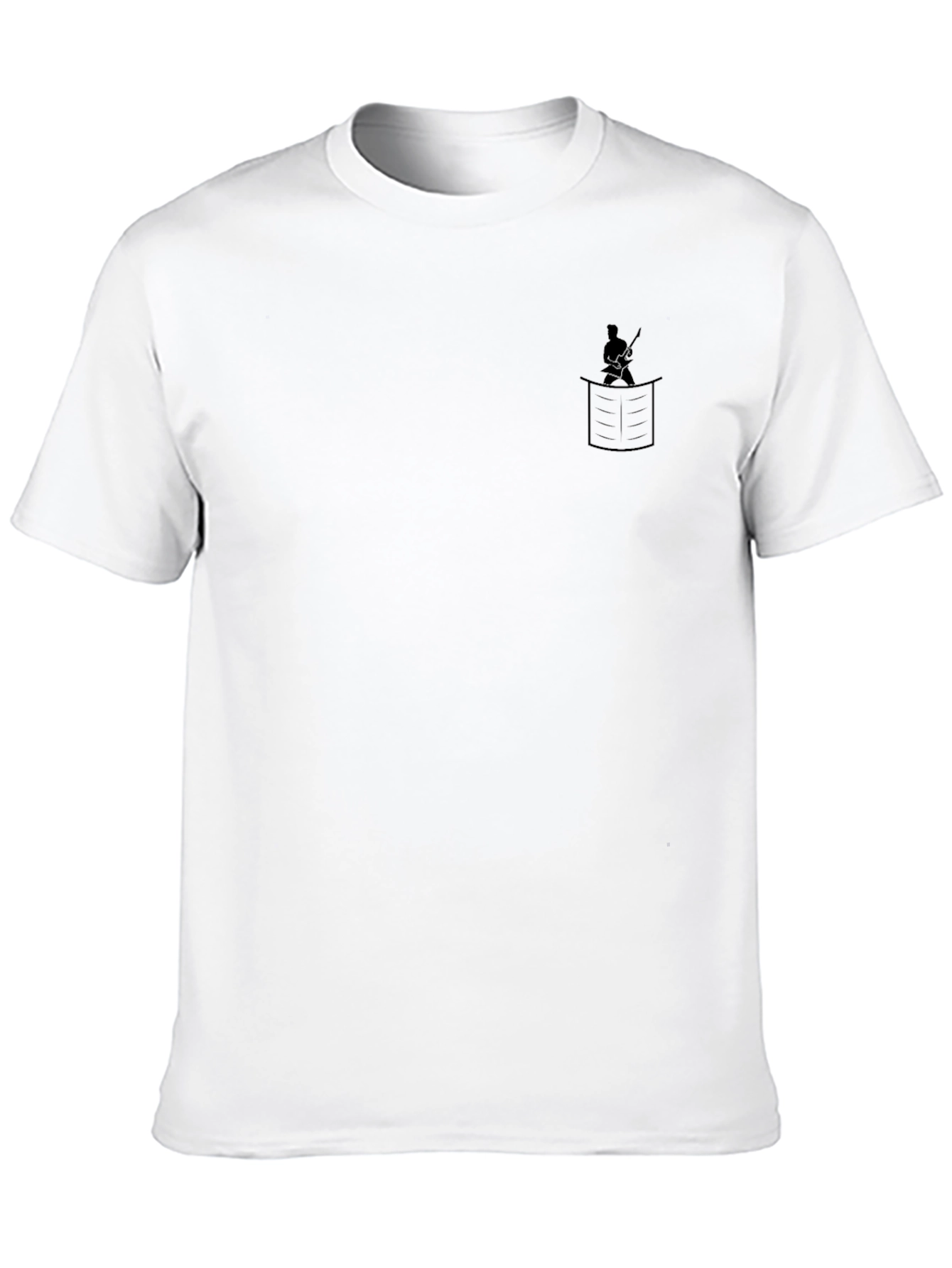 Samurai Pocket Graphic Tee - Black