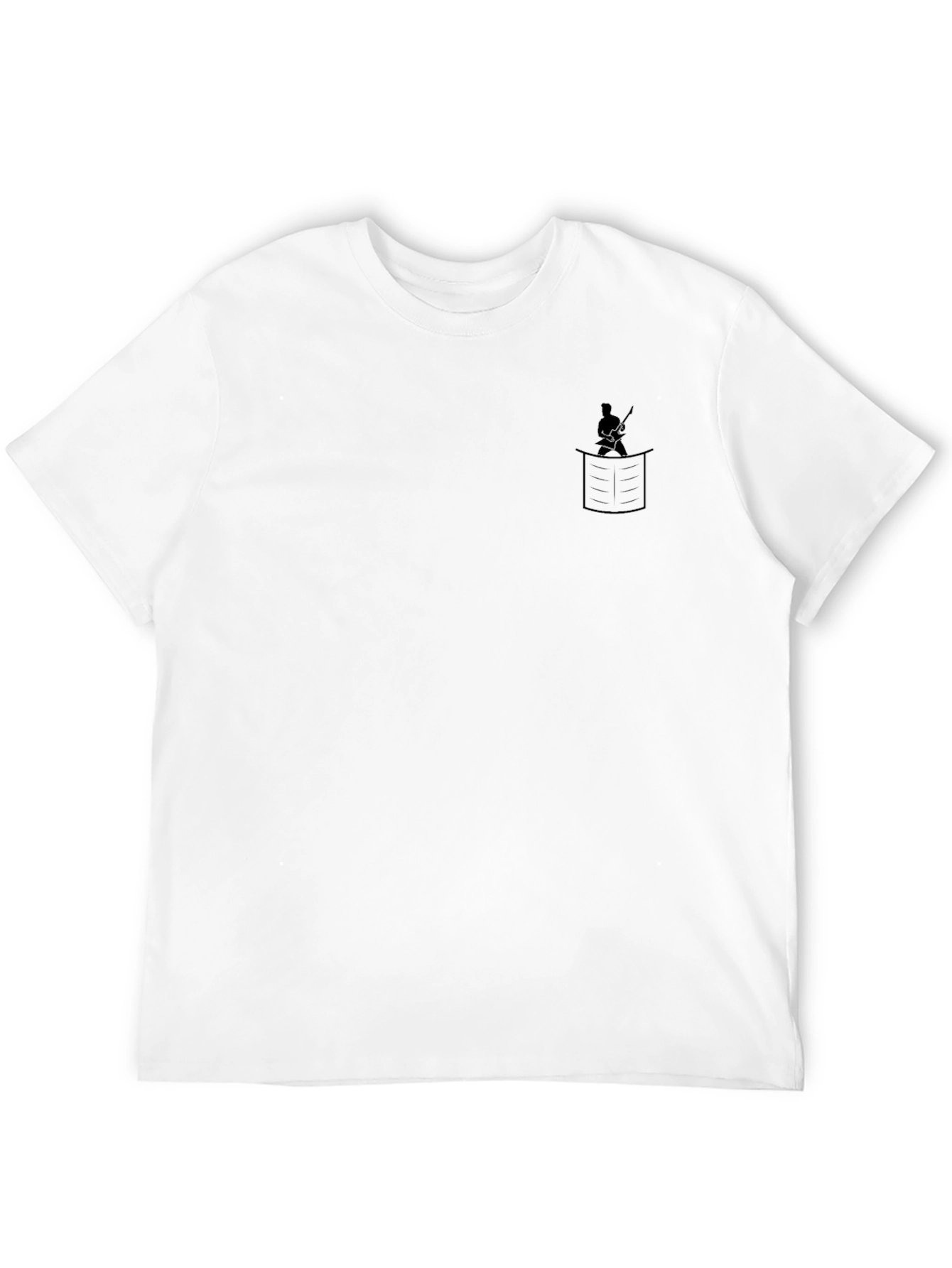 Samurai Pocket Graphic Tee - Black