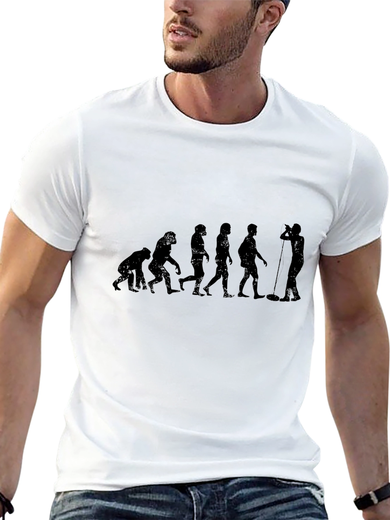Evolution of Singer Graphic T-Shirt