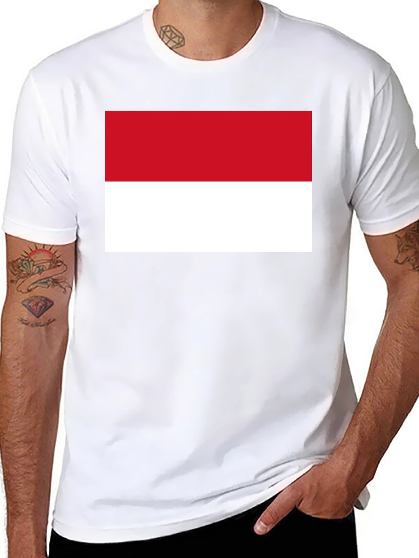 Indonesia Flag Graphic T-Shirt