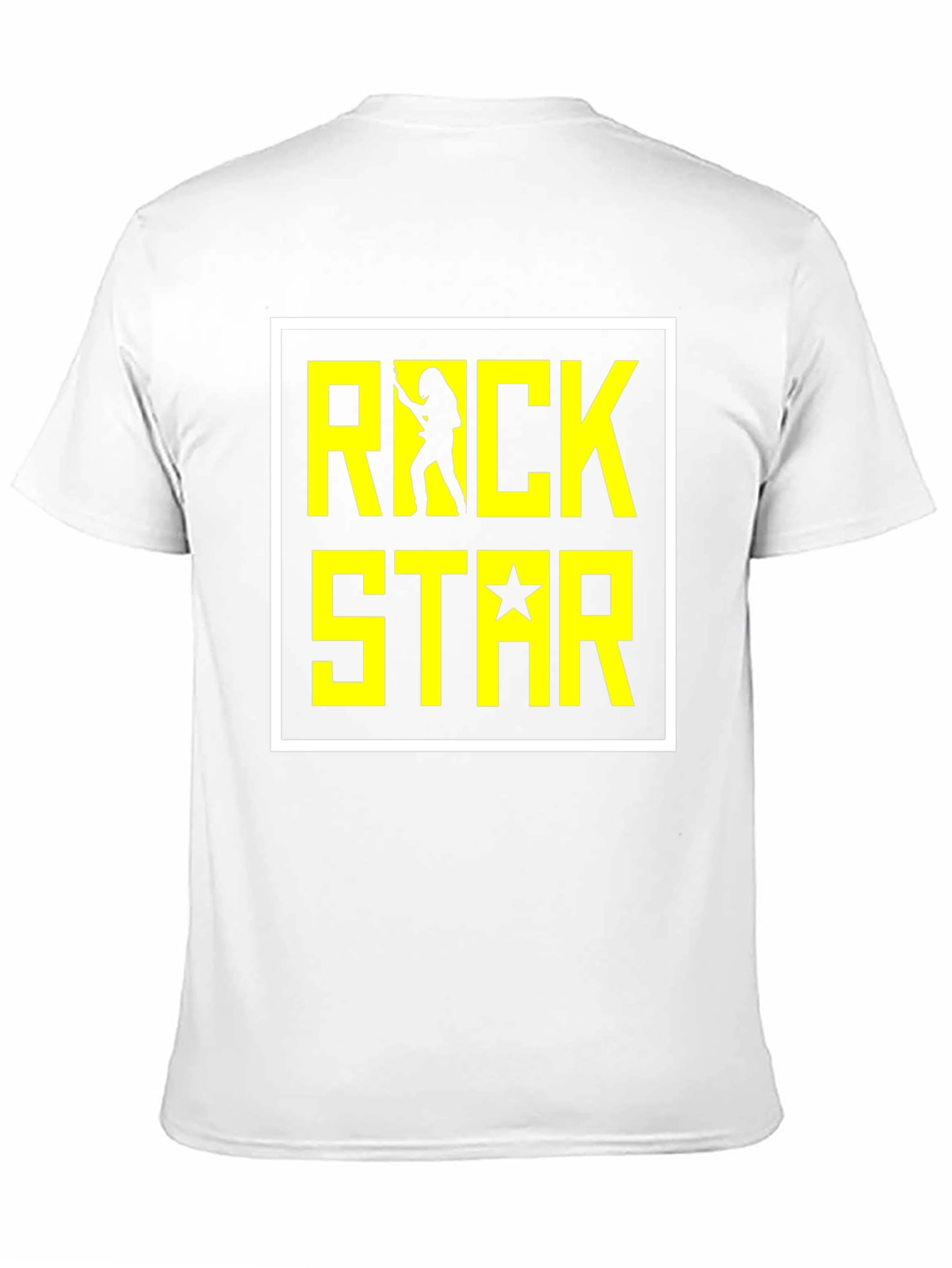 Rock Star Graphic T-Shirt - Black Cotton Tee
