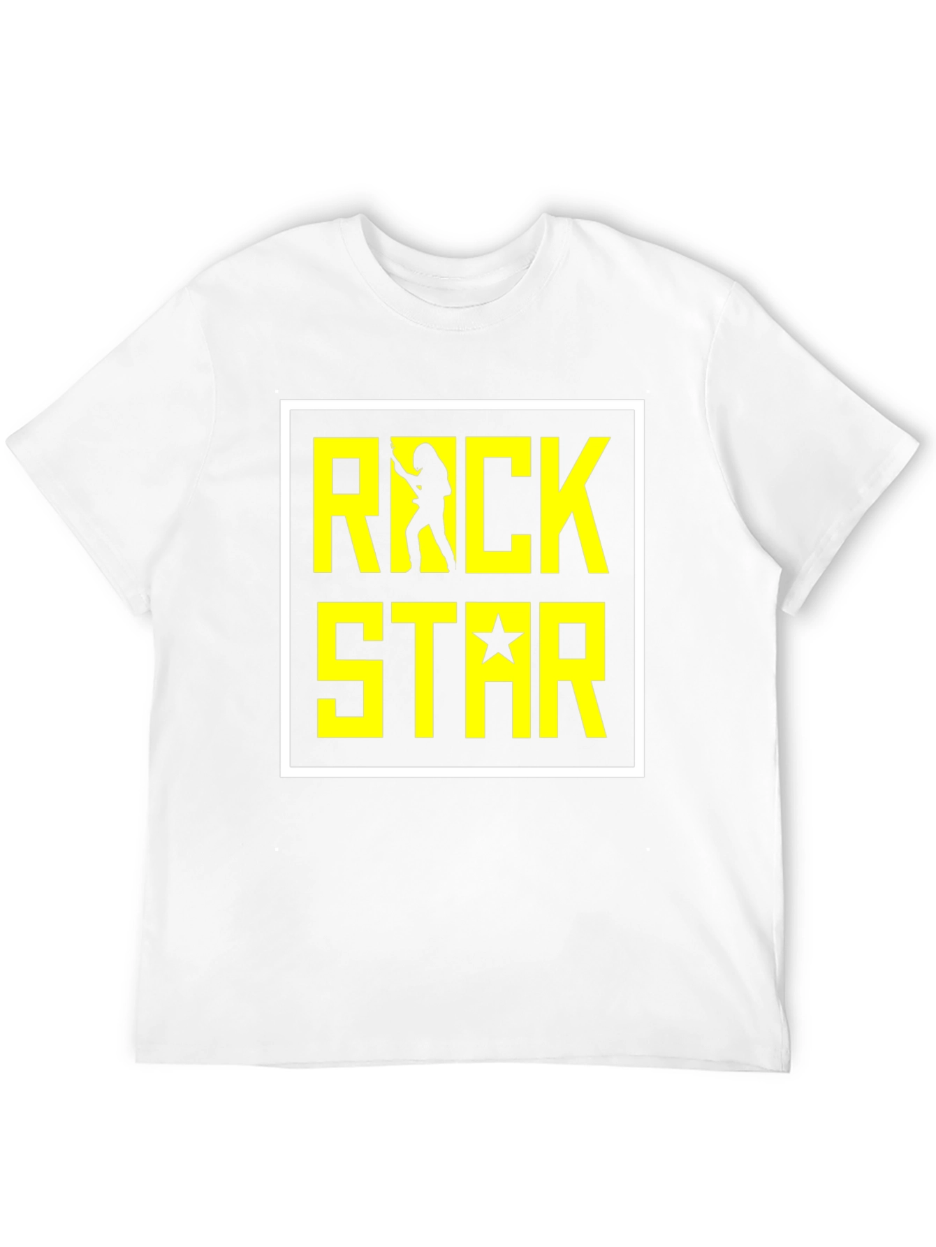 Rock Star Graphic T-Shirt - Black Cotton Tee