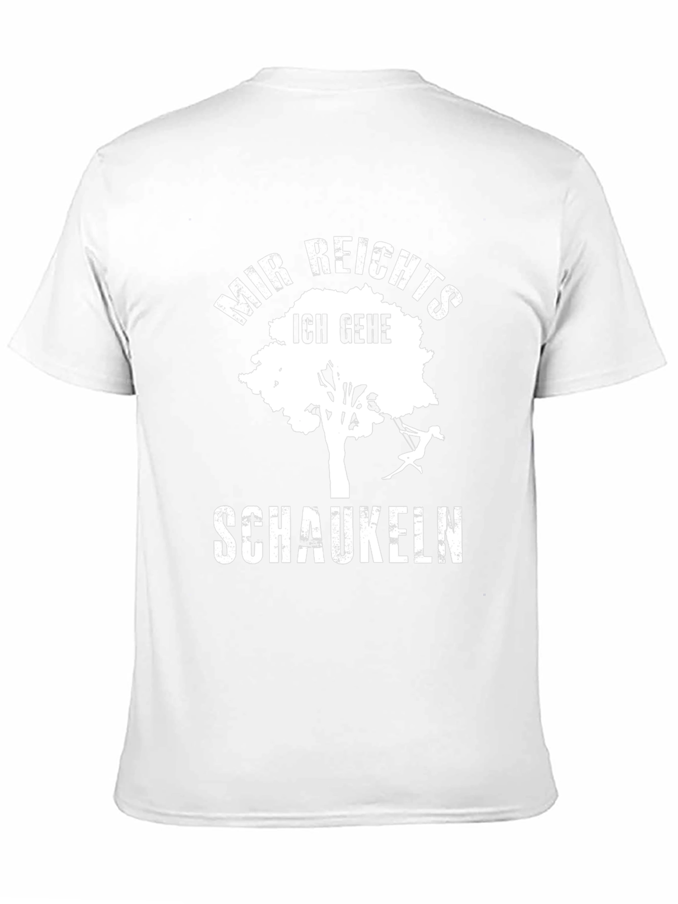 Mir Reichts Ich Gehe Schaukeln Black T-Shirt