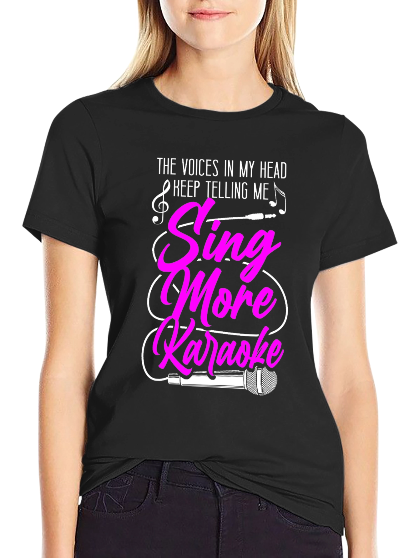 Sing More Karaoke Graphic T-Shirt
