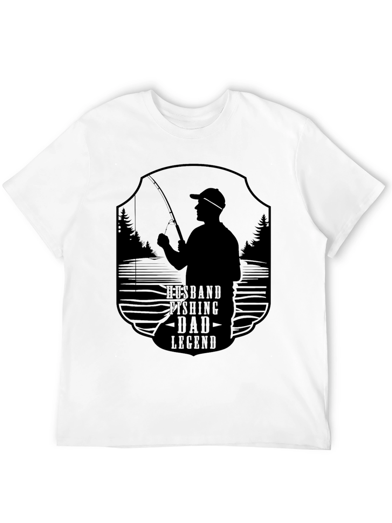 Husband Fishing Dad Legend T-Shirt