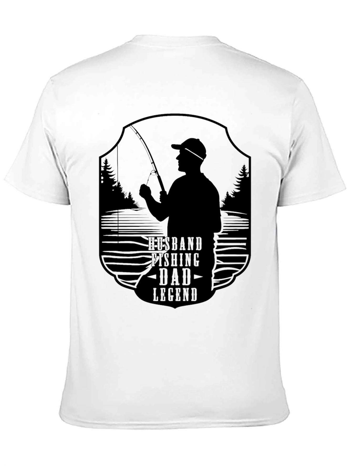 Husband Fishing Dad Legend T-Shirt