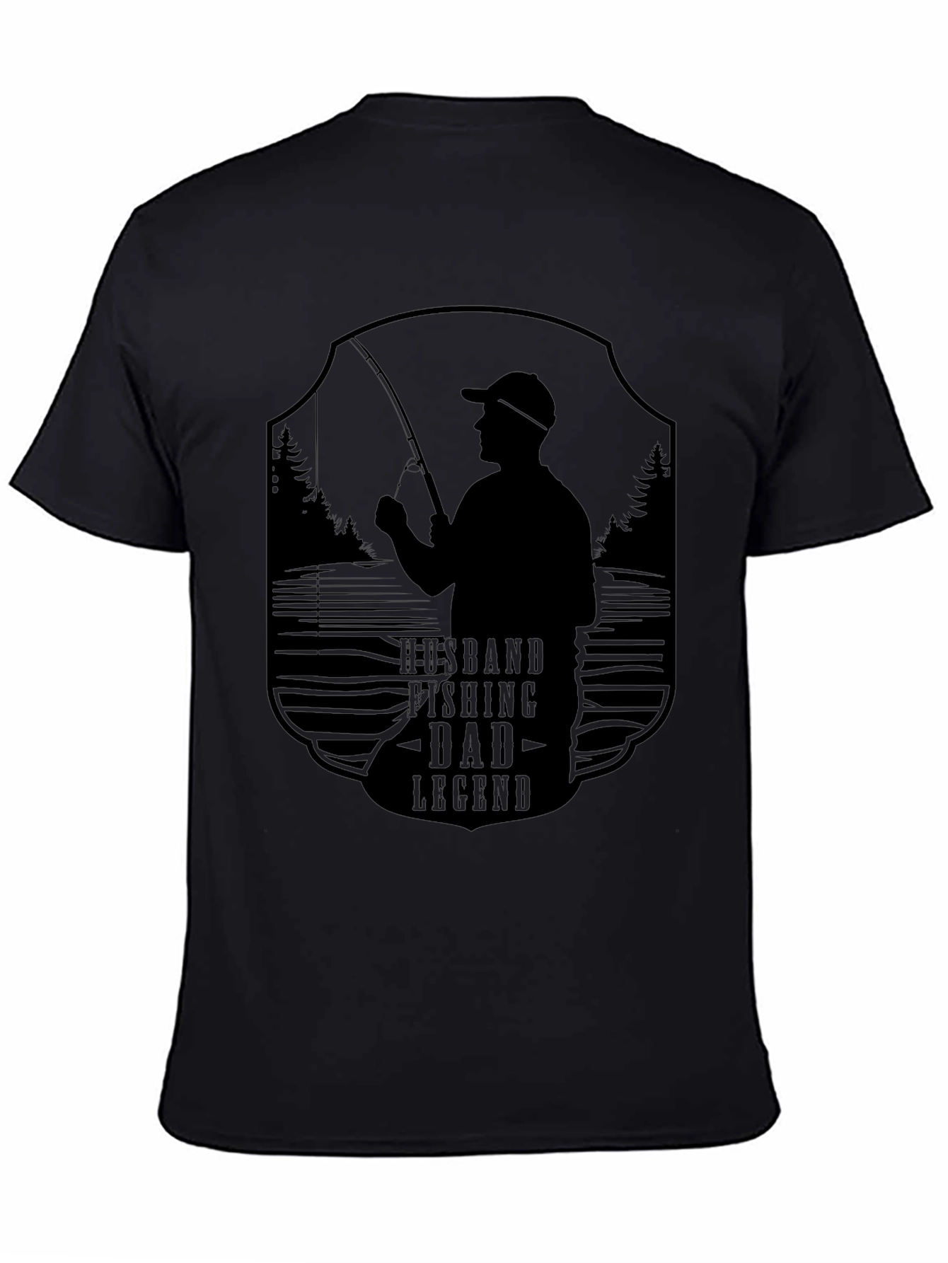 Husband Fishing Dad Legend T-Shirt