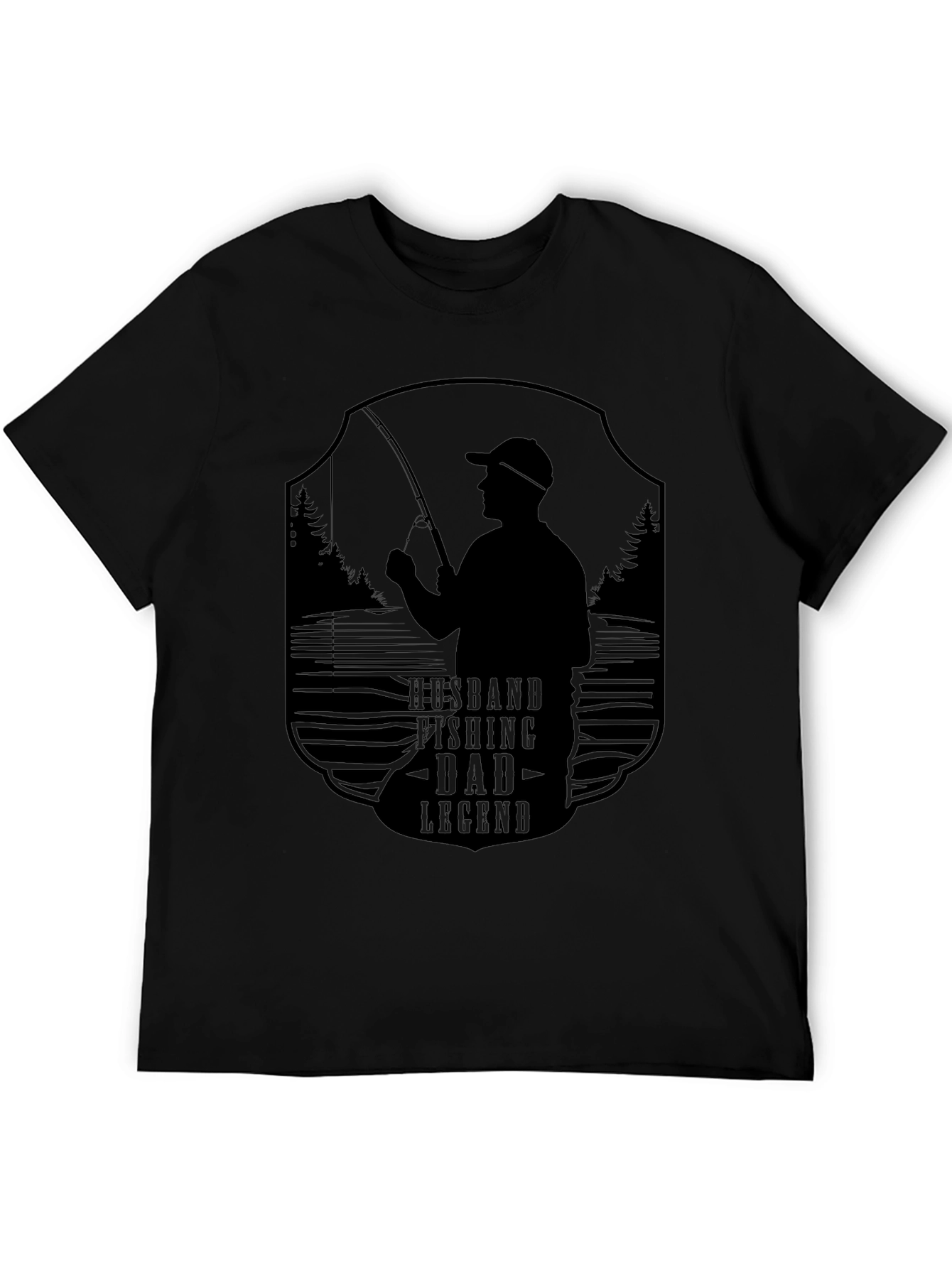 Husband Fishing Dad Legend T-Shirt