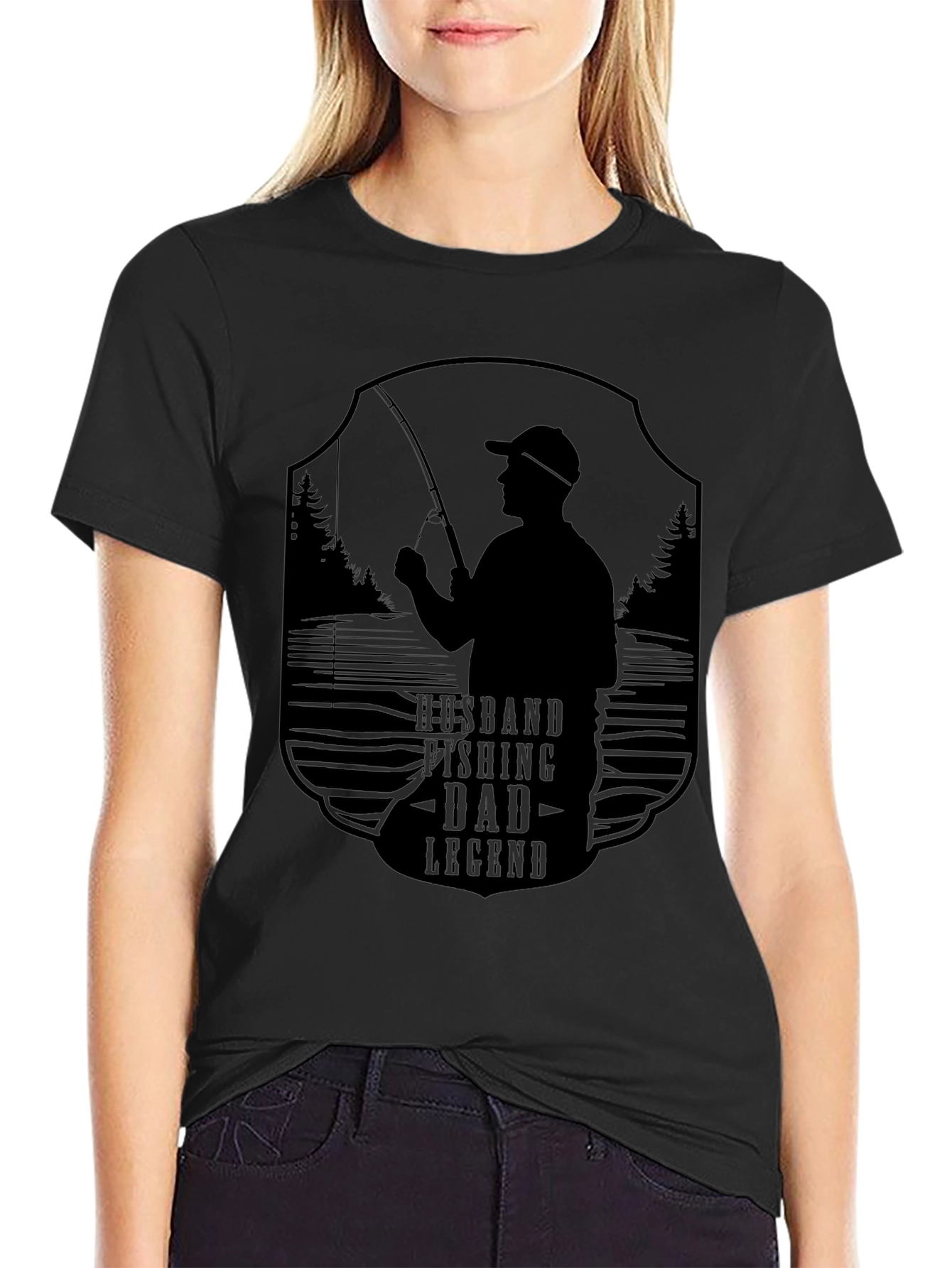 Husband Fishing Dad Legend T-Shirt