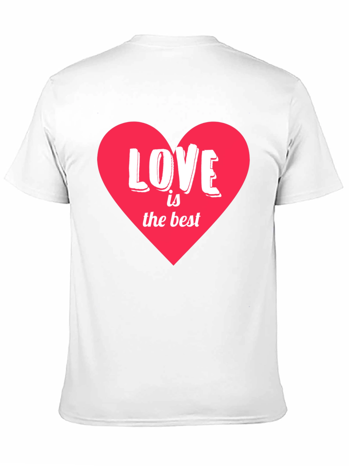 Love is the Best Heart Graphic T-Shirt