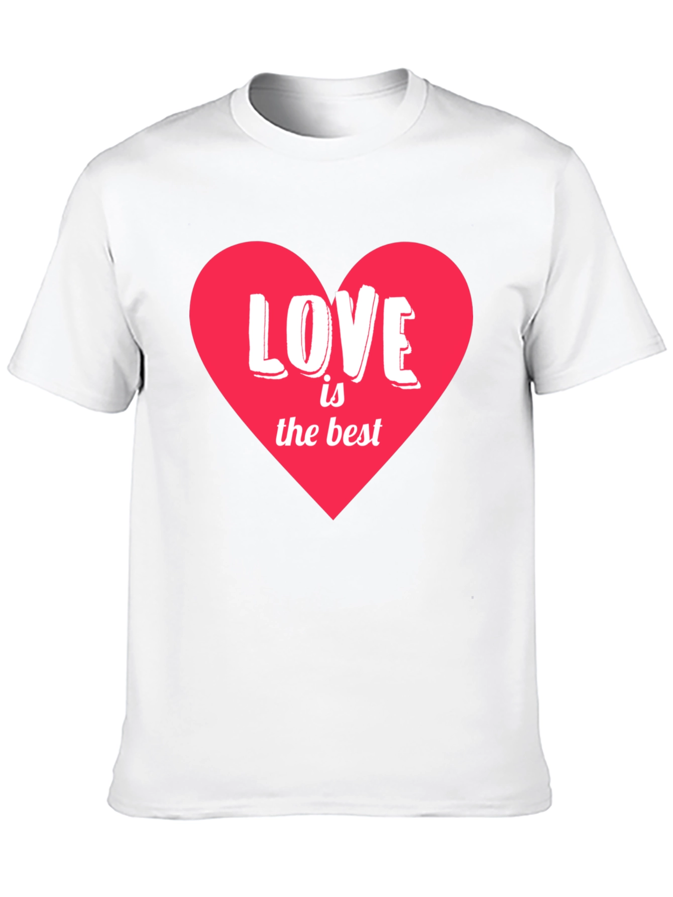 Love is the Best Heart Graphic T-Shirt
