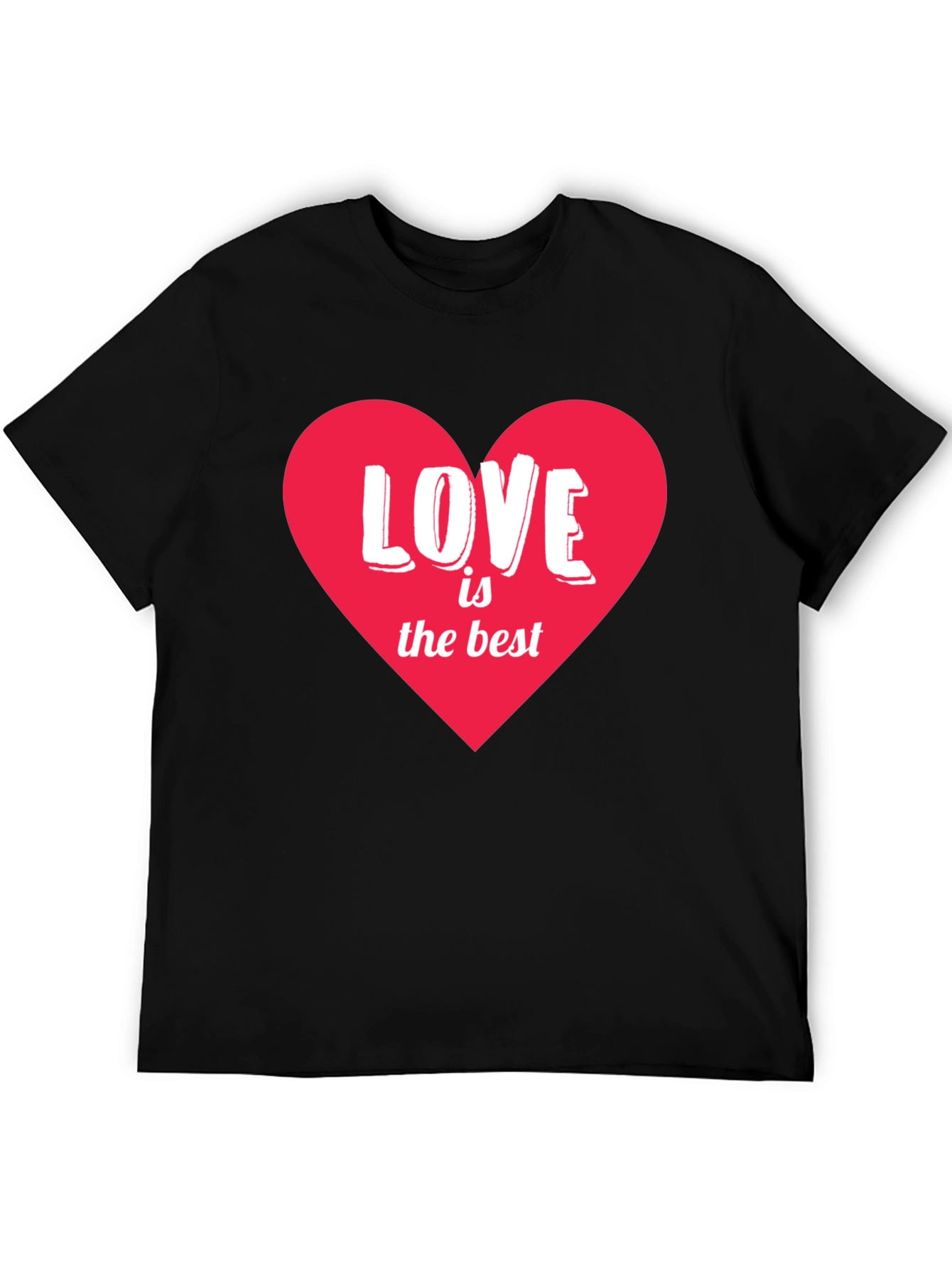 Love is the Best Heart Graphic T-Shirt
