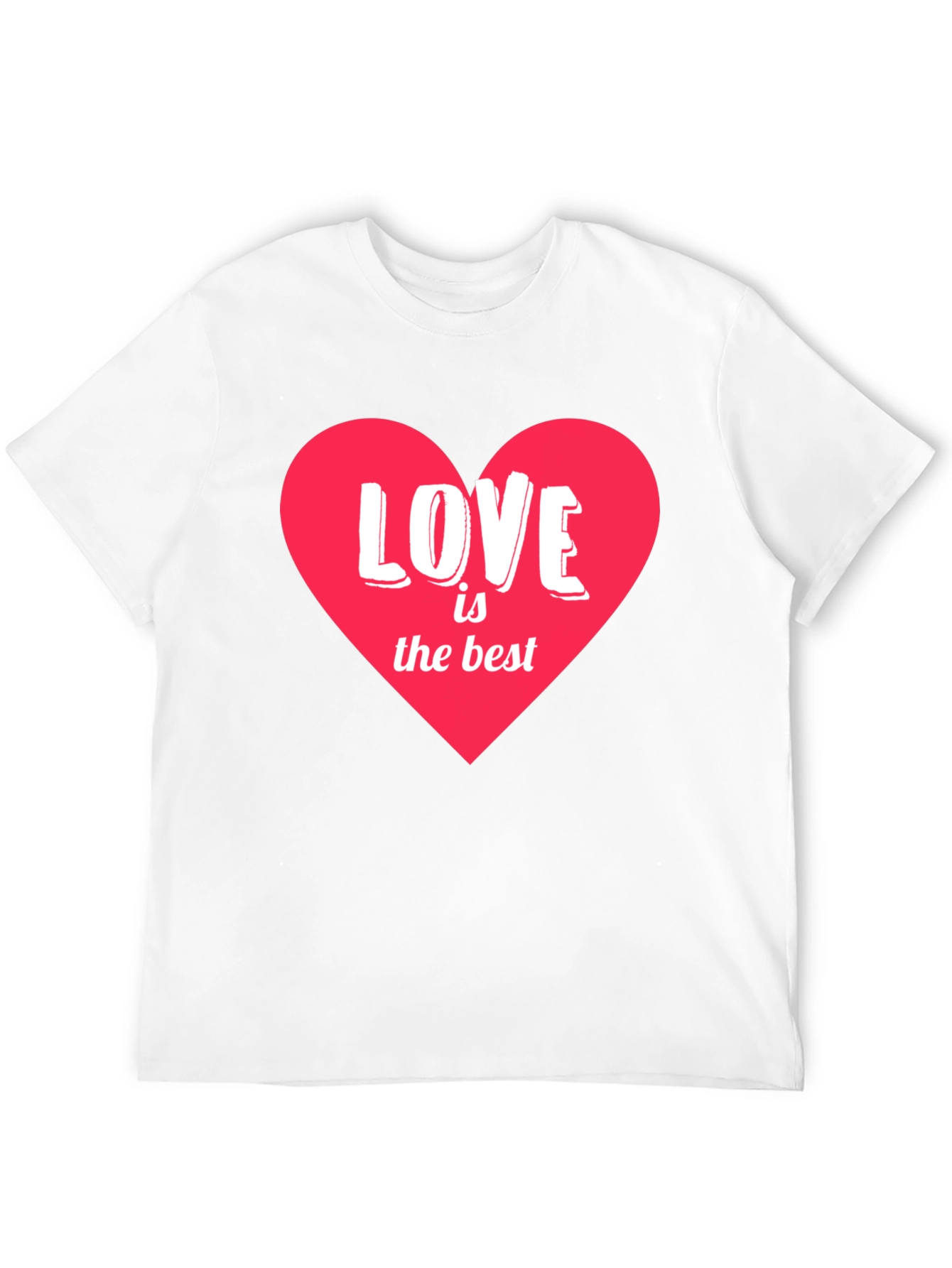 Love is the Best Heart Graphic T-Shirt