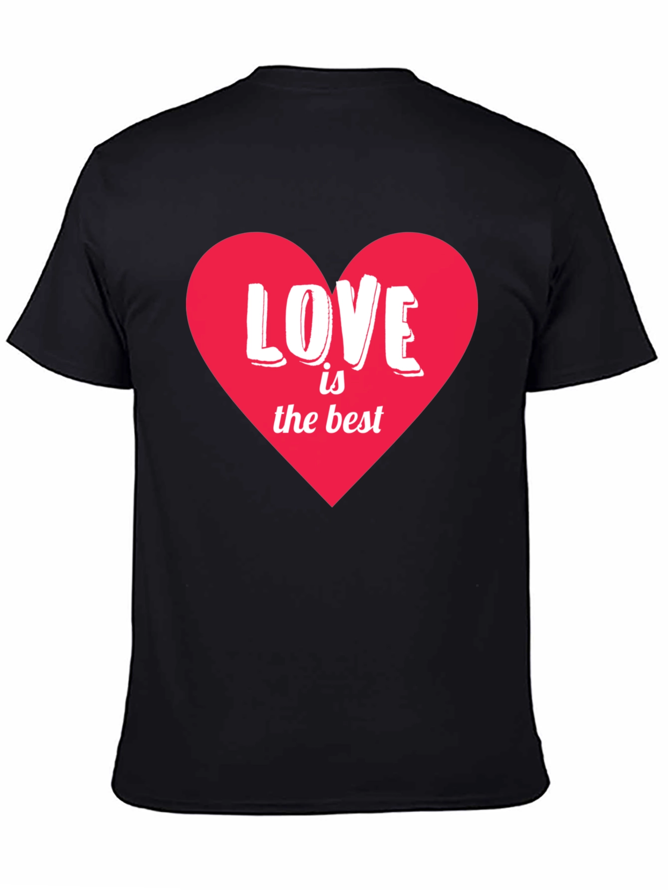 Love is the Best Heart Graphic T-Shirt
