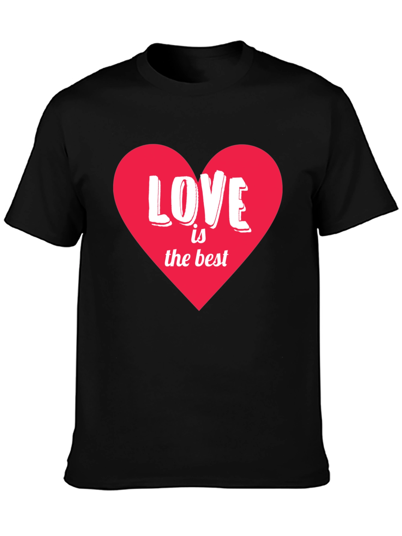 Love is the Best Heart Graphic T-Shirt